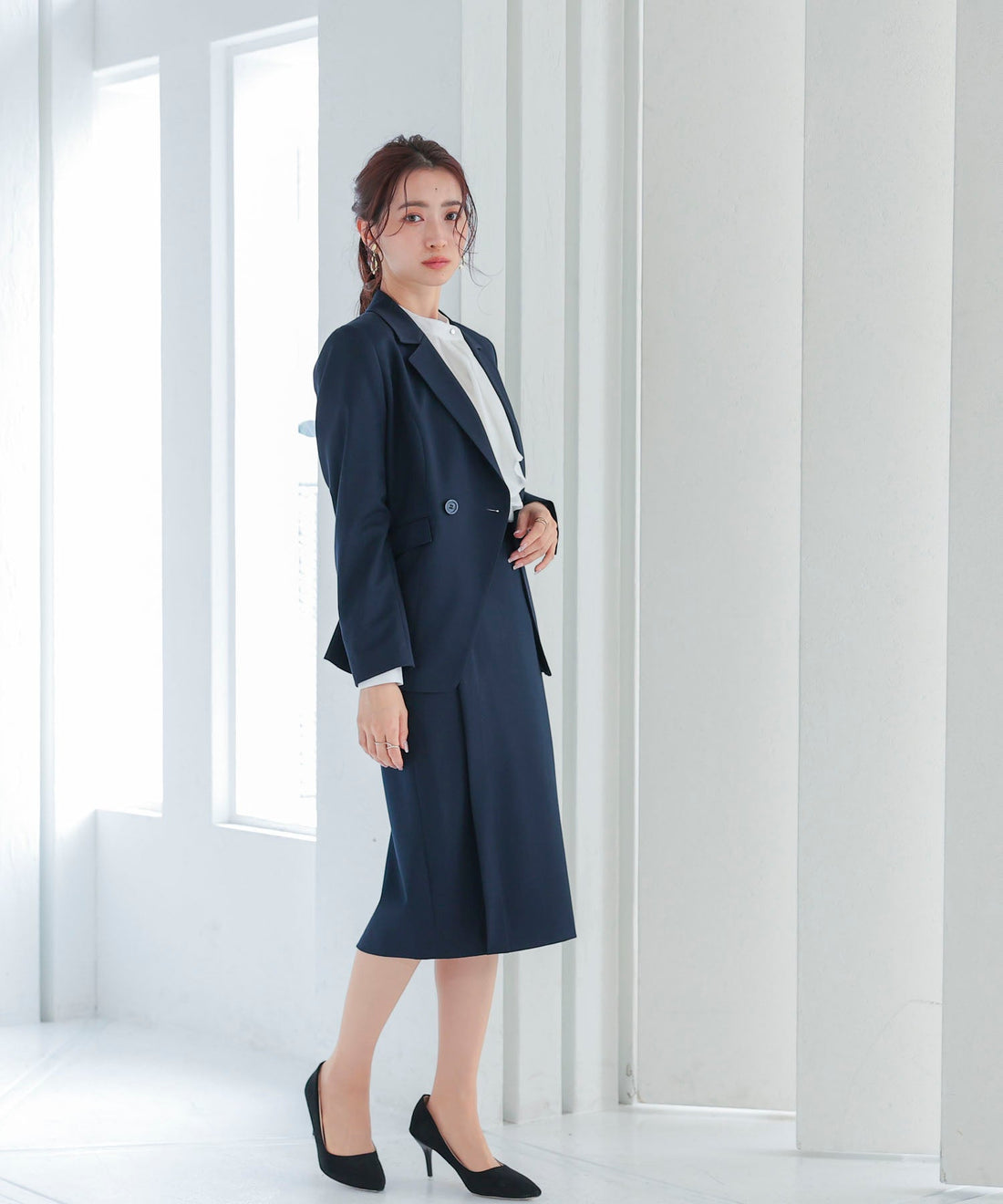 Women’s Blazer & Skirt Suit Set OEM ODM reference 13 - additional view 13