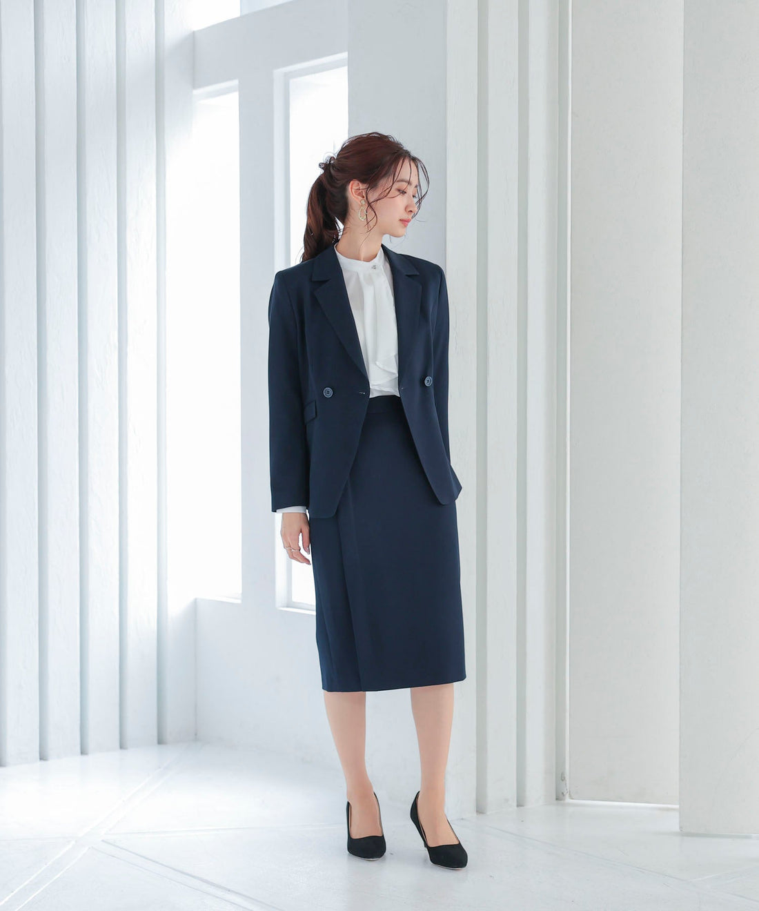 Women’s Blazer & Skirt Suit Set OEM ODM reference 14 - additional view 14