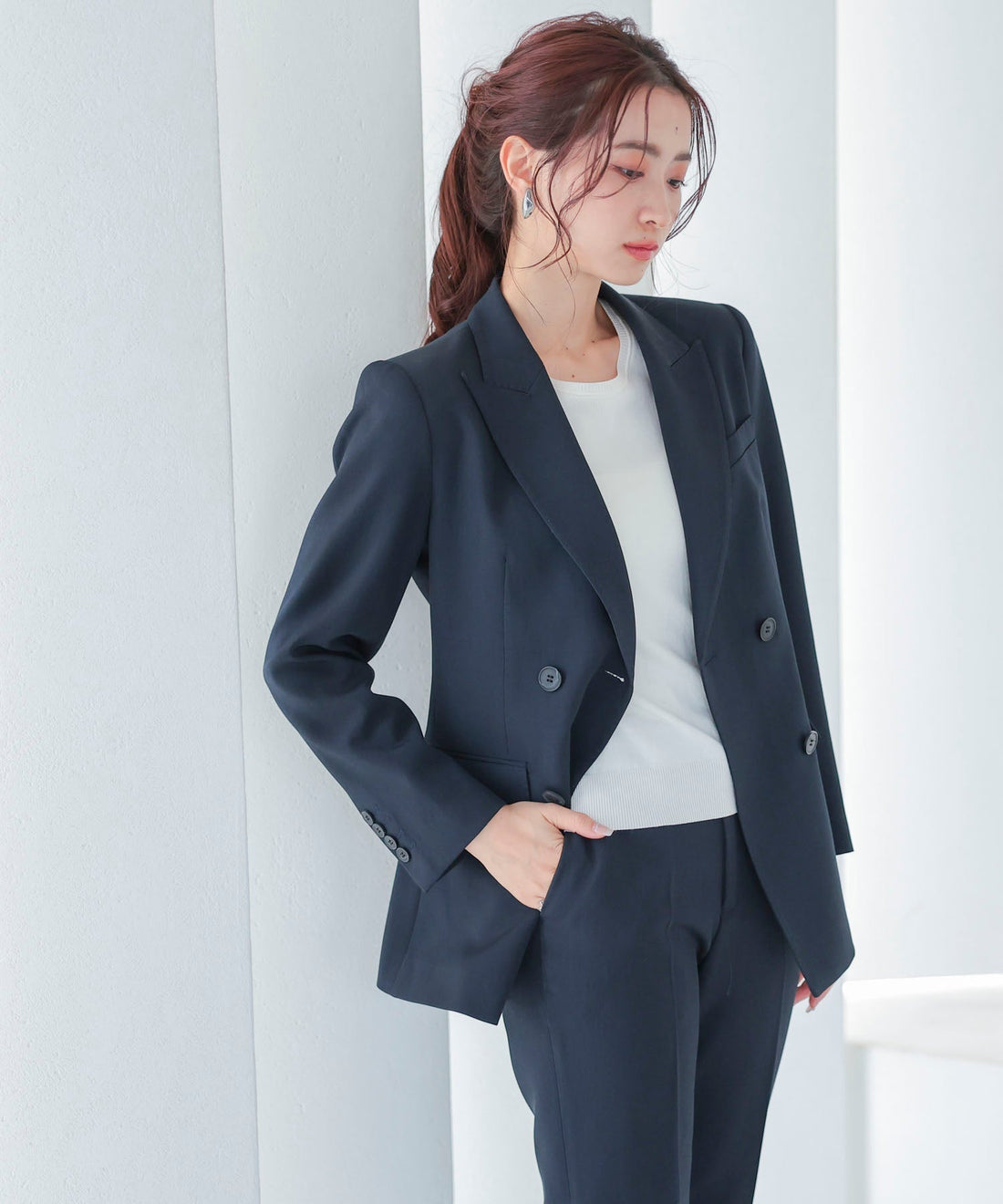 Classic Blazer & Trouser Suit Set OEM ODM reference 12 - additional view 12