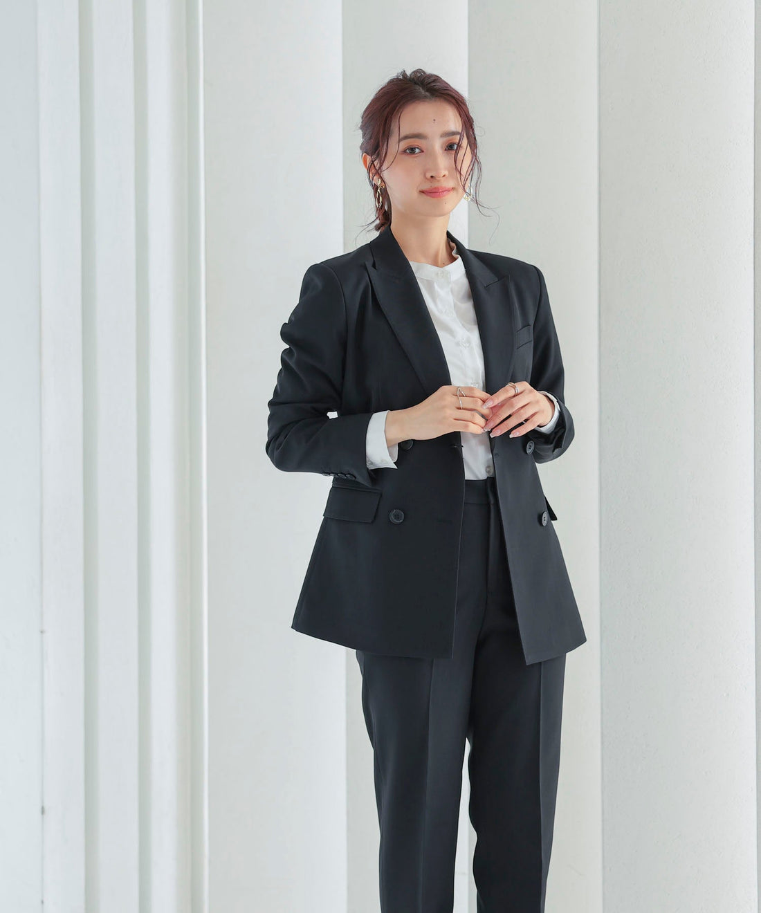 Classic Blazer & Trouser Suit Set OEM ODM reference 8 - additional view 8