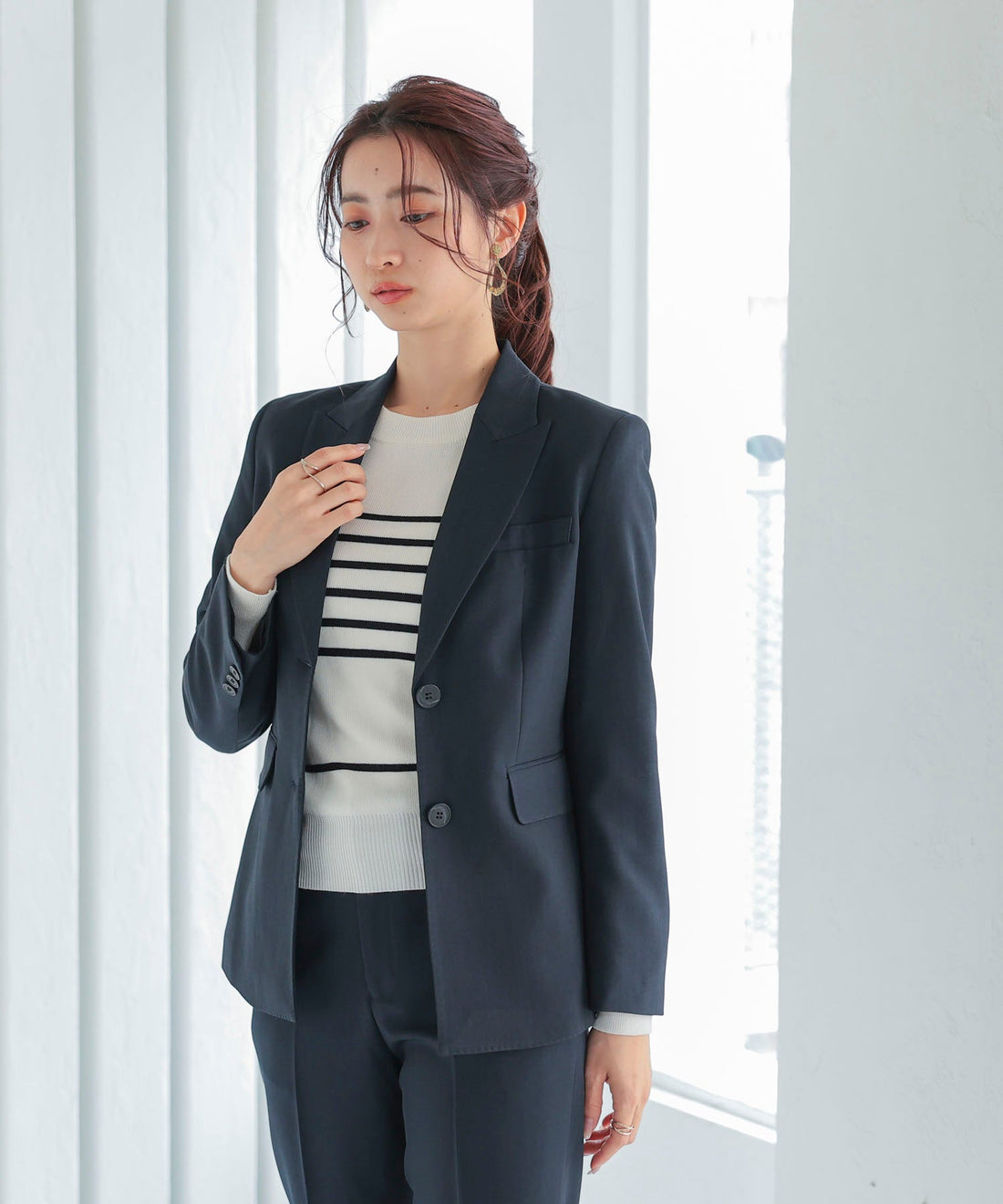Tailored Blazer & Trouser Suit Set OEM ODM reference 8 - additional view 8