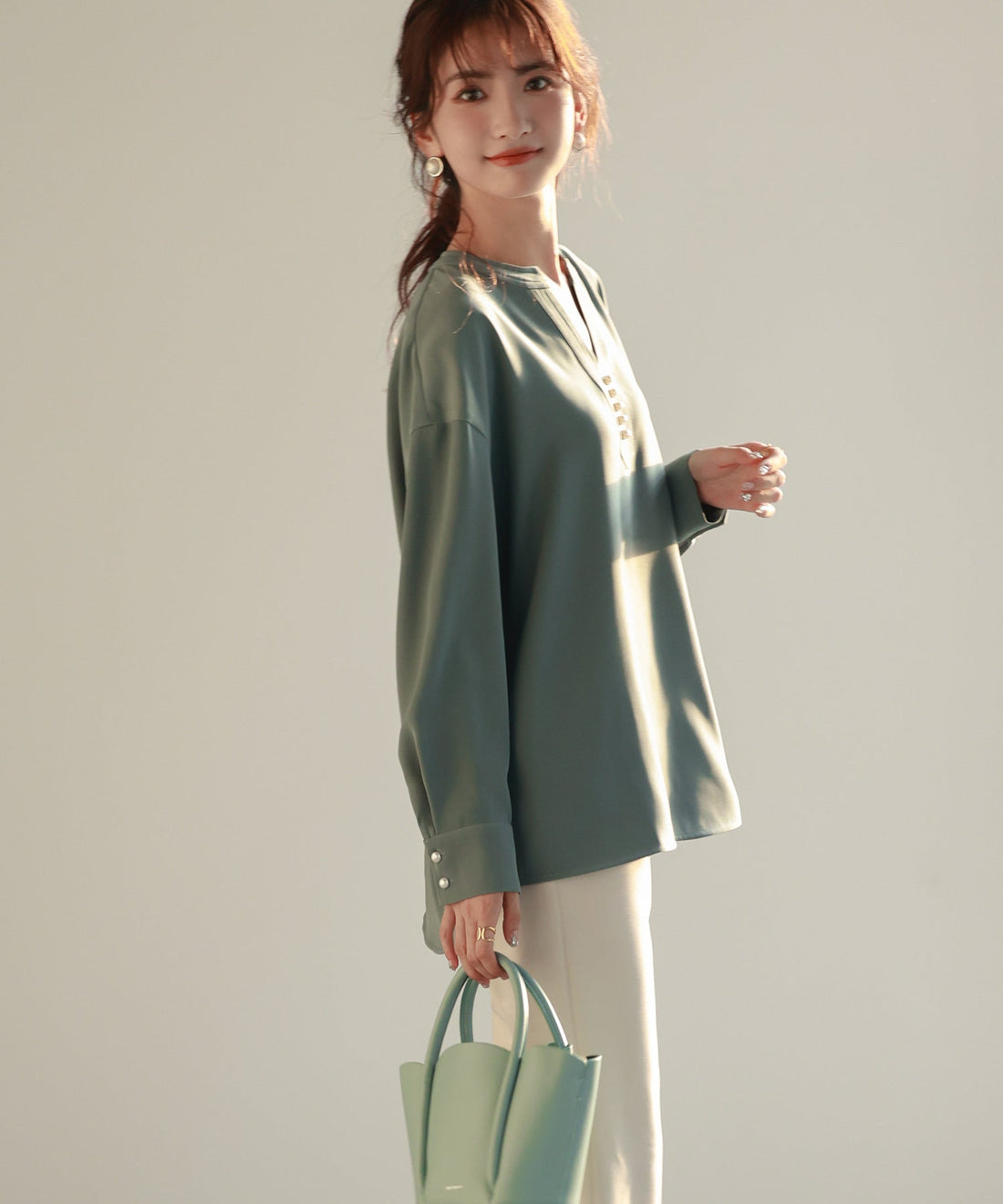 Custom Women's Blouse SDP0046-35 OEM ODM reference 9 - additional view 9