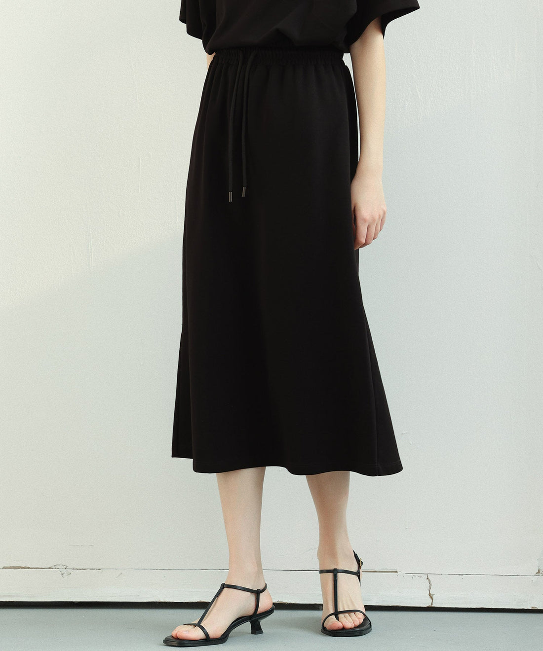 Elastic-Waist Midi Sweatshirt Skirt OEM ODM reference 11 - additional view 11