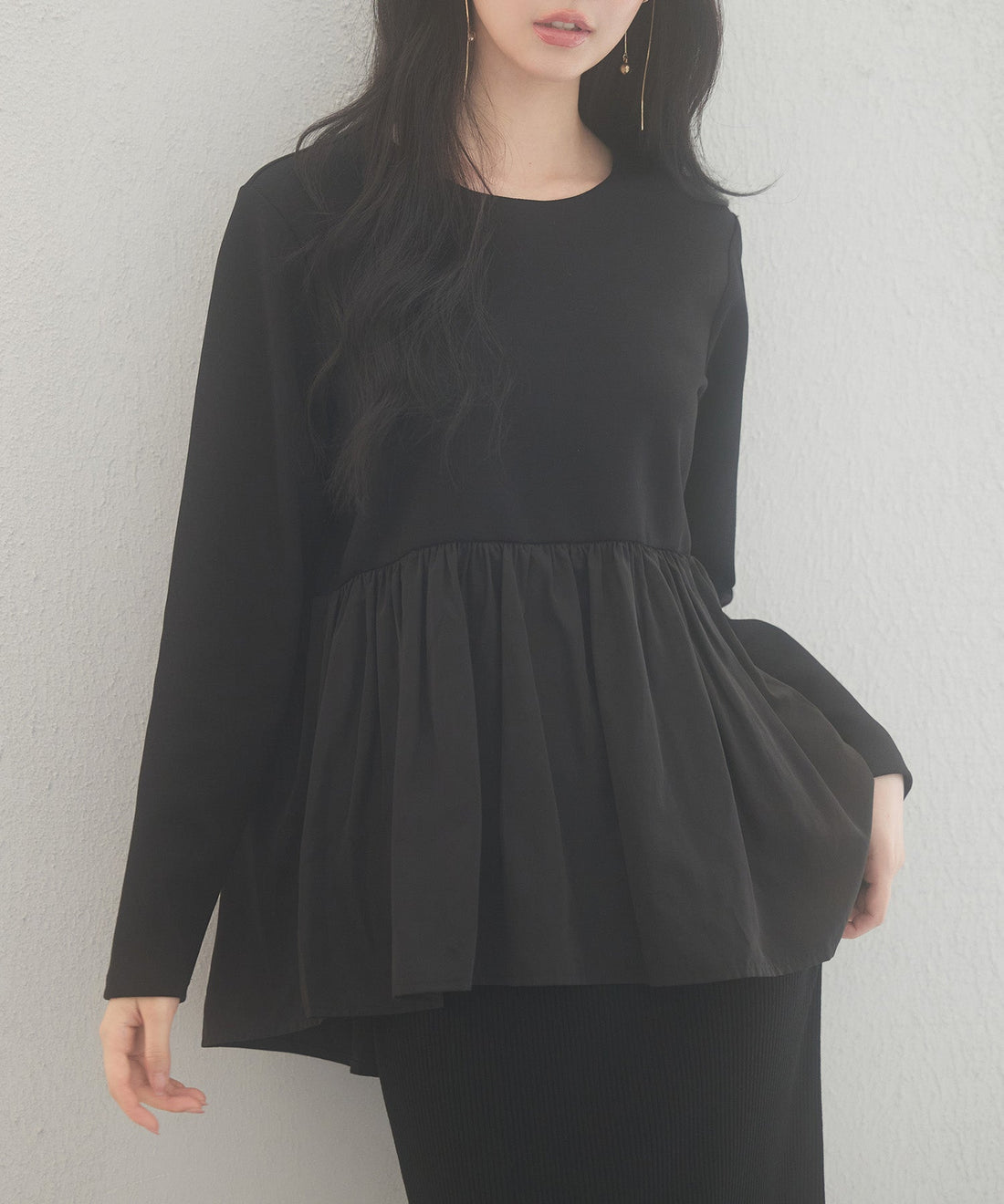 Detachable-Collar 2-Way Peplum Top OEM ODM reference 13 - additional view 13