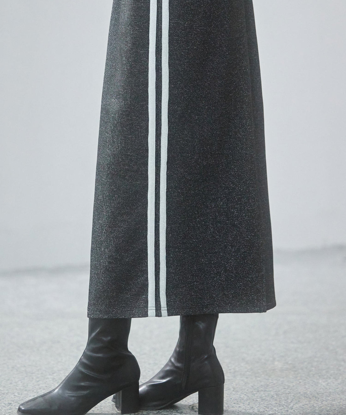 Metallic Cross-Waist Midi Skirt OEM ODM reference 10 - additional view 10