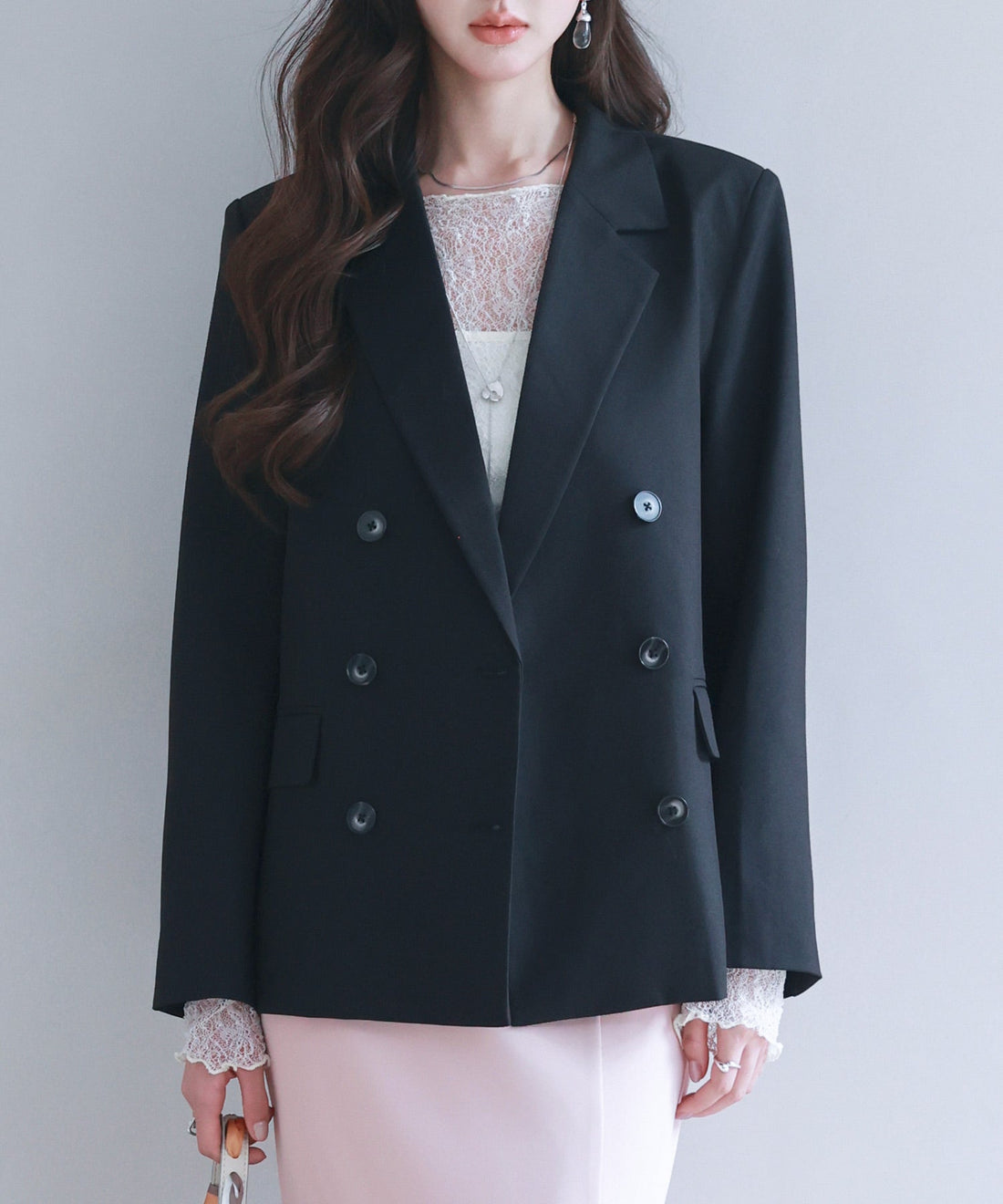 Double-Breasted Tailored Blazer OEM ODM reference 10 - additional view 10
