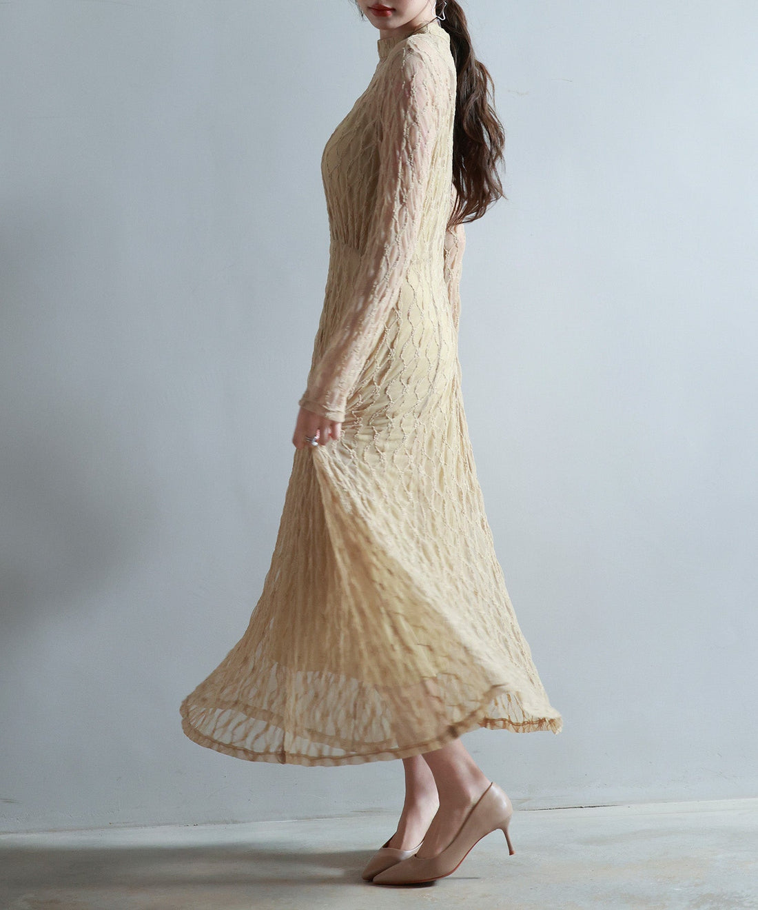 Full-Lace Top & Camisole Dress Set OEM ODM reference 11 - additional view 11