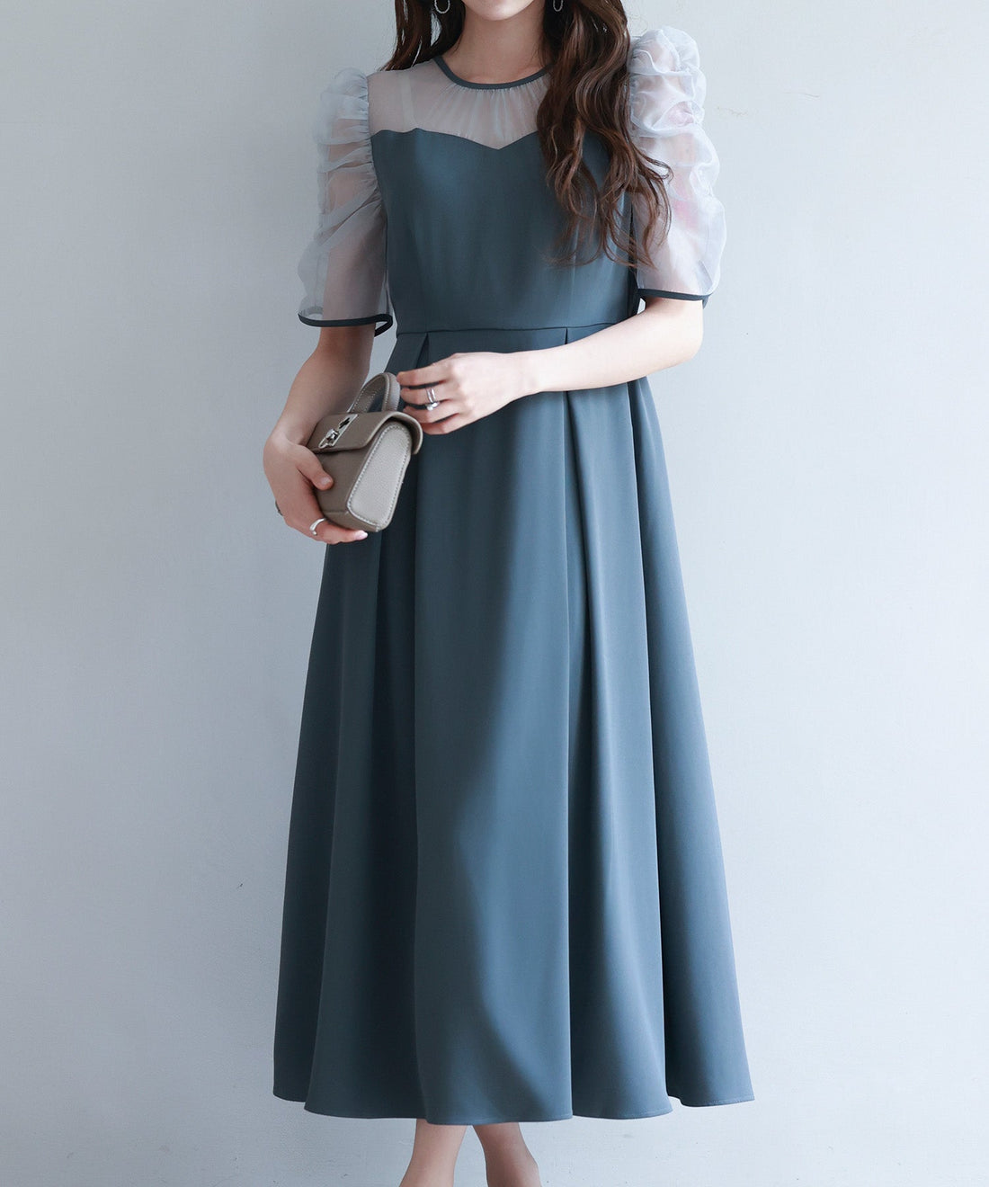 Mixed-Material Bustier-Style Dress OEM ODM reference 15 - additional view 15