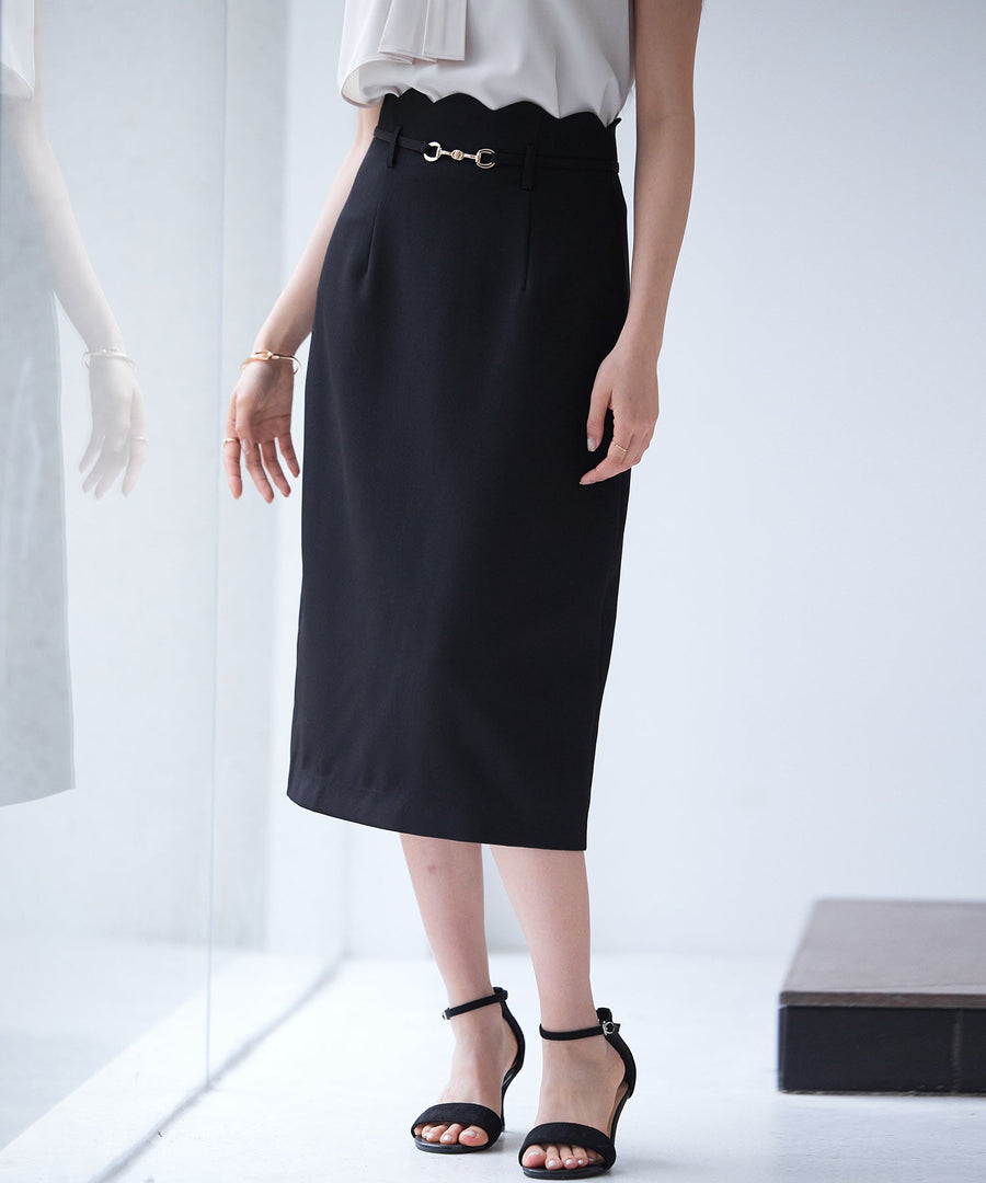 Scalloped High-Waist Skirt OEM ODM reference 1