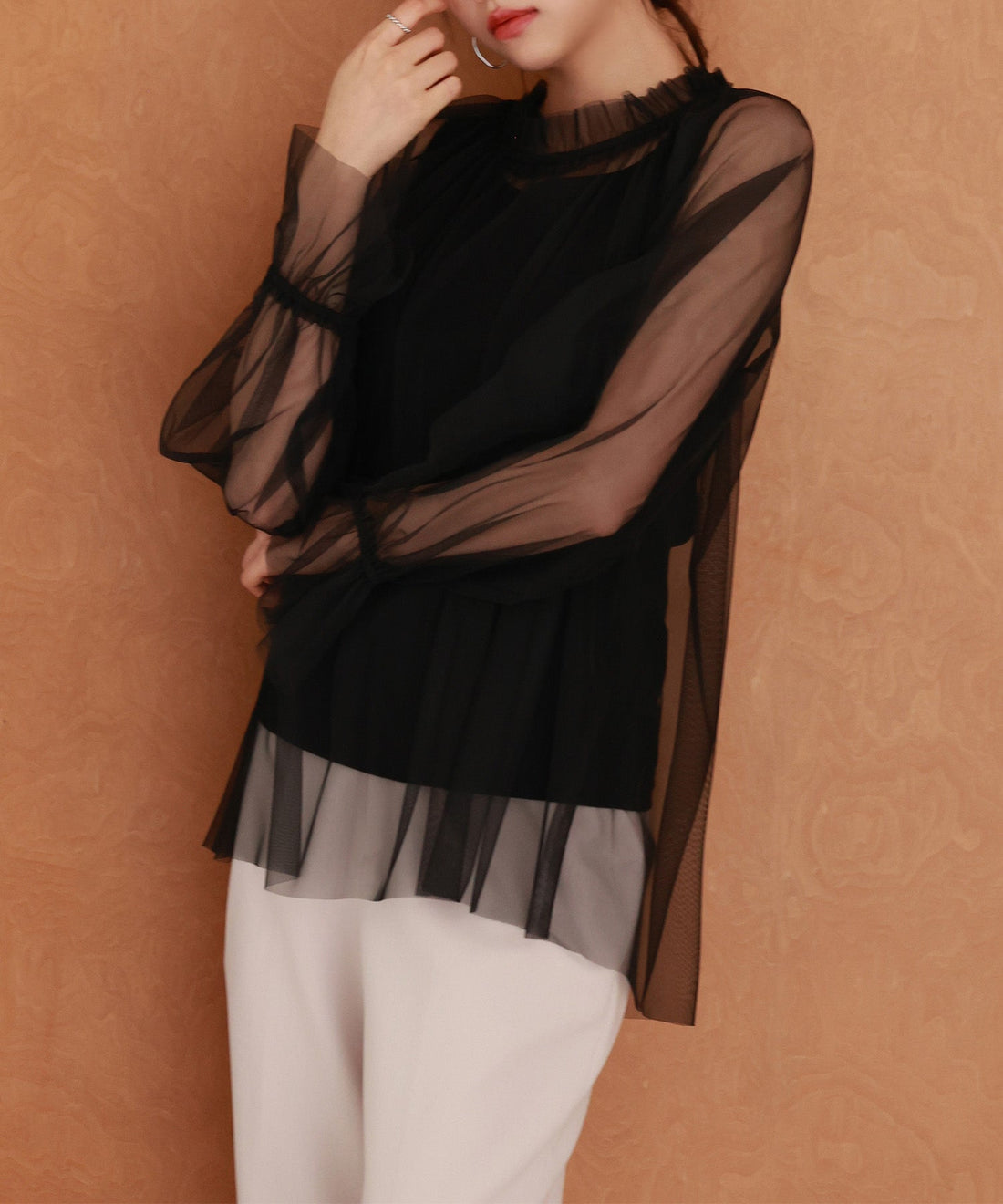 Sleeveless Top & Tulle Blouse Set OEM ODM reference 13 - additional view 13