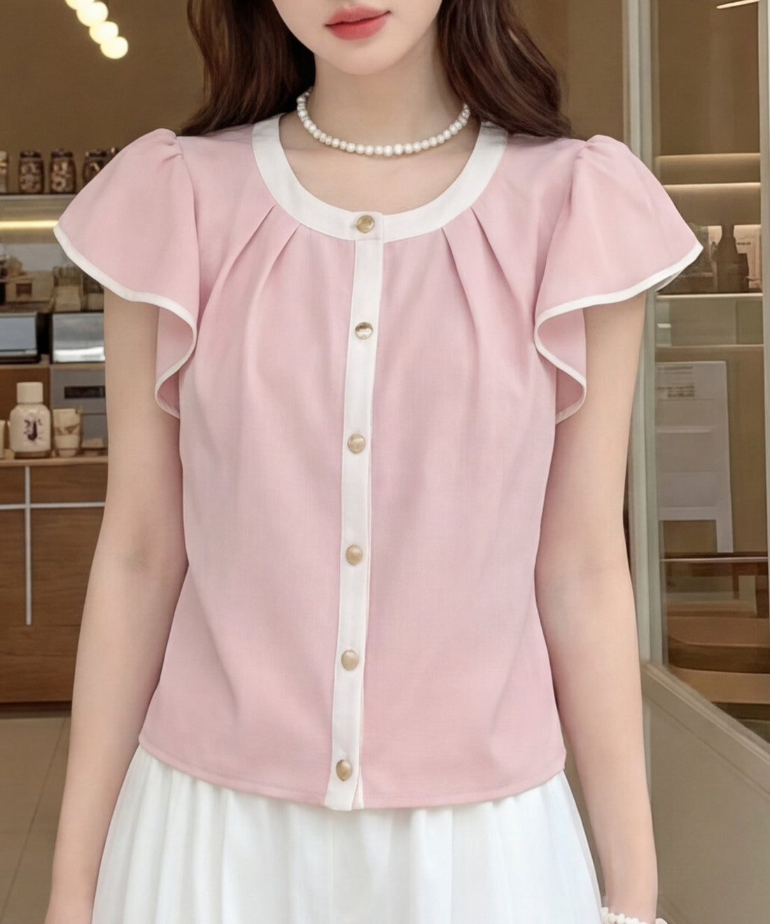 Custom Women's Blouse SDP0407B-149 OEM ODM reference 10 - additional view 10