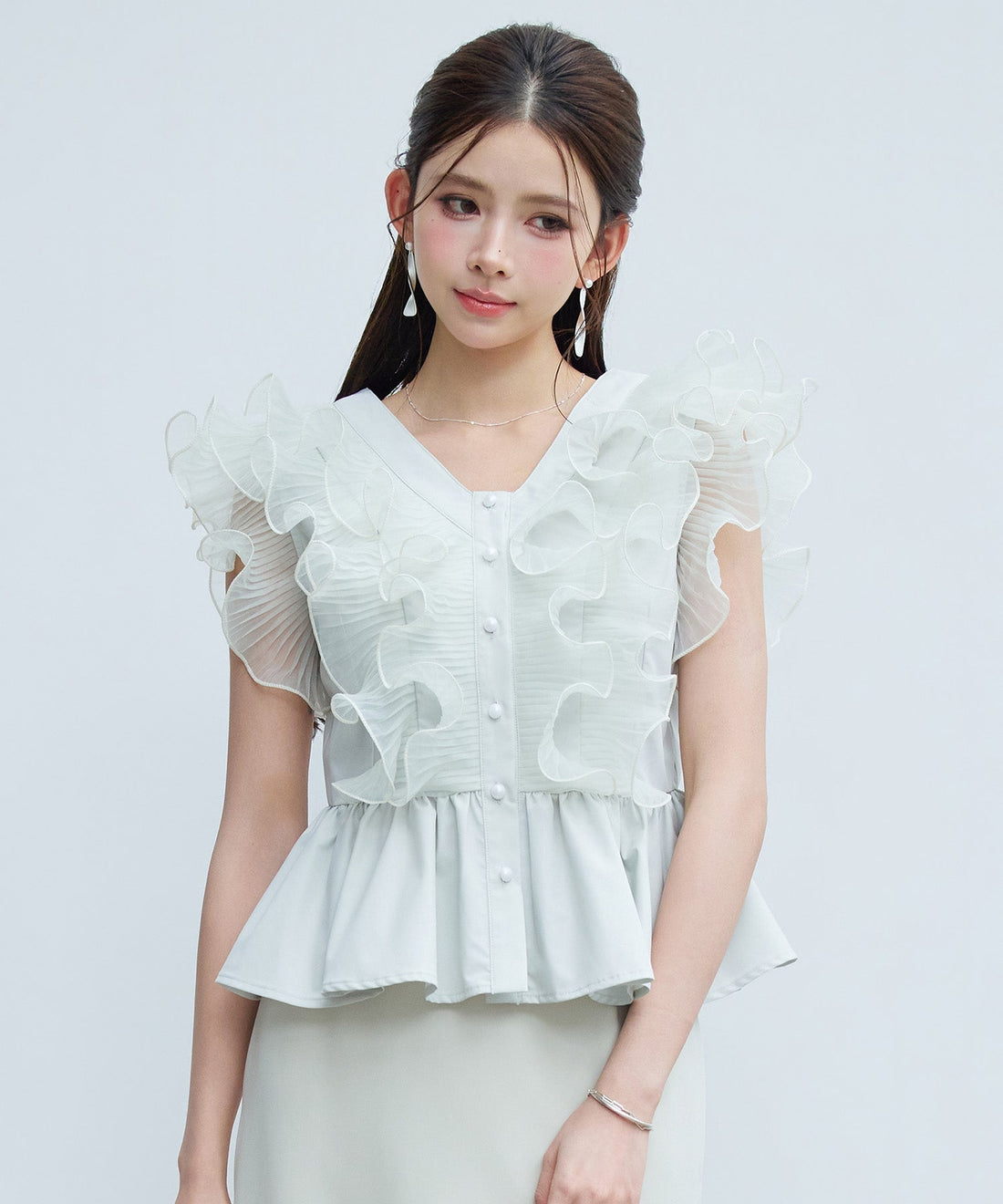Custom Women's Blouse SDP0409-8 OEM ODM reference 9 - additional view 9