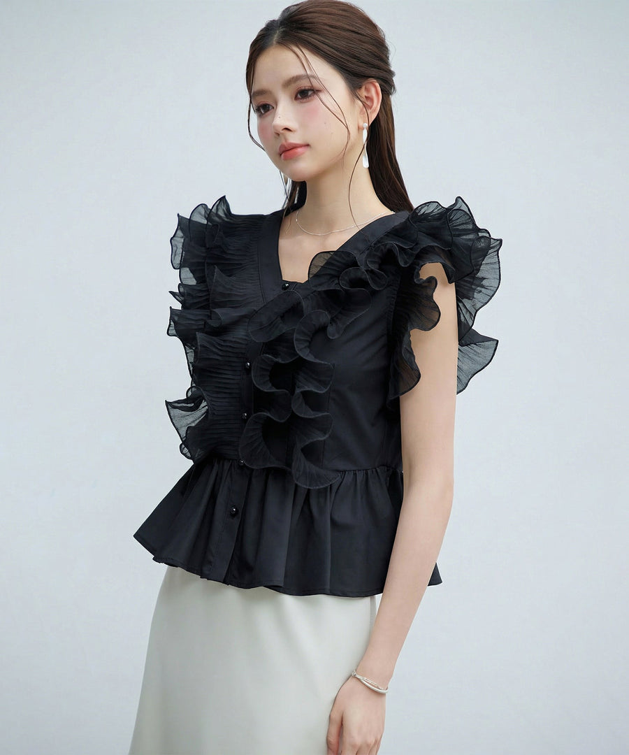 Custom Women's Blouse SDP0409-8 OEM ODM reference 1