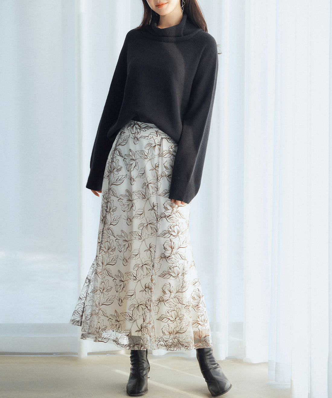 Turtleneck Knit Pullover OEM ODM reference 13 - additional view 13