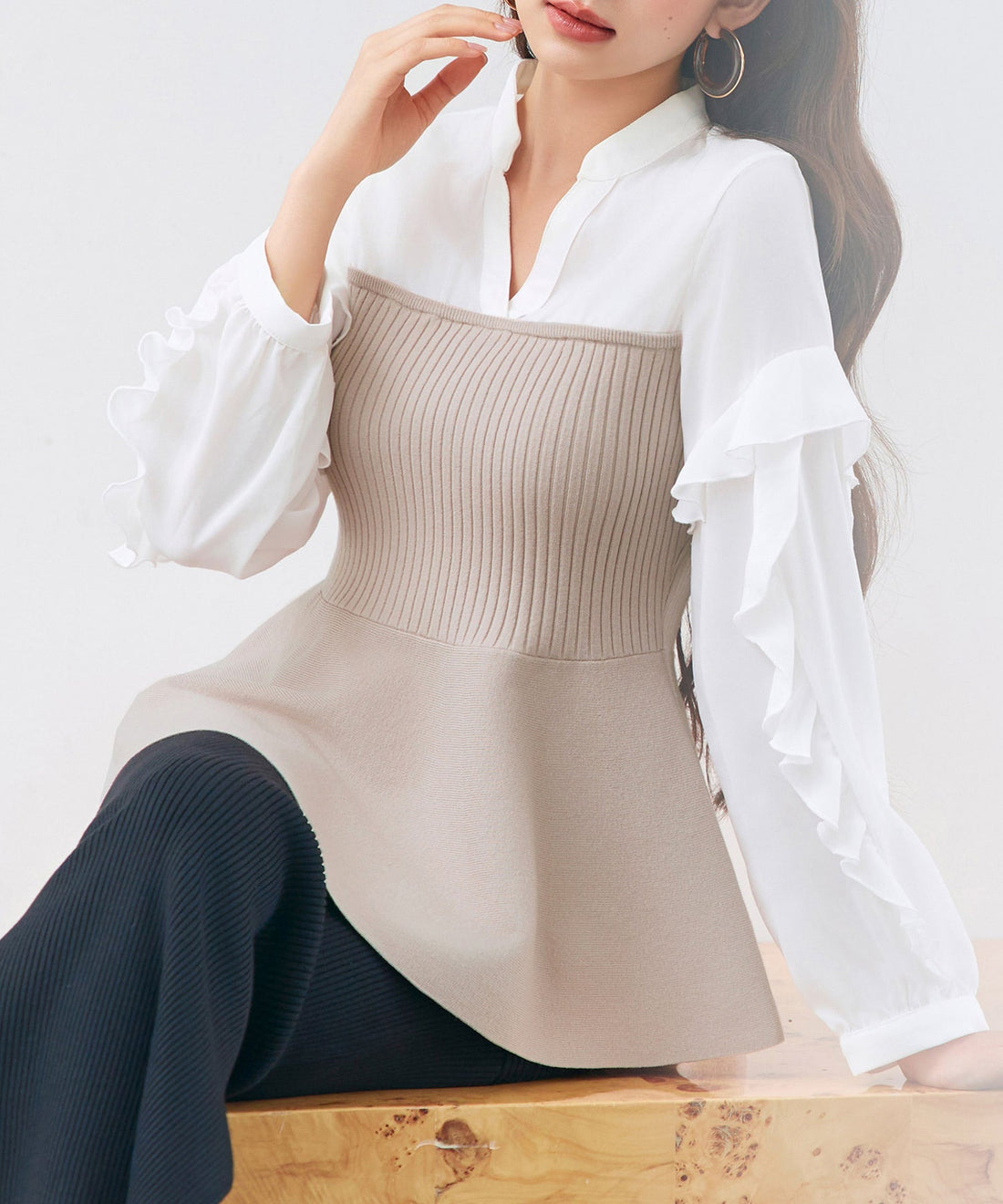 Custom Women's Knitwear SDP8079-14 OEM ODM reference 8 - additional view 8