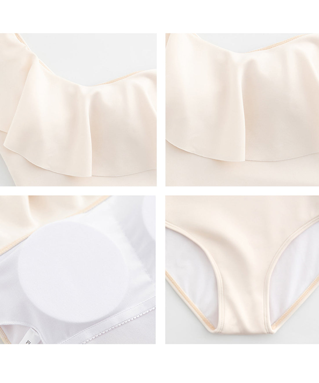 One-Shoulder Ruffle Swimsuit OEM ODM reference 12 - additional view 12