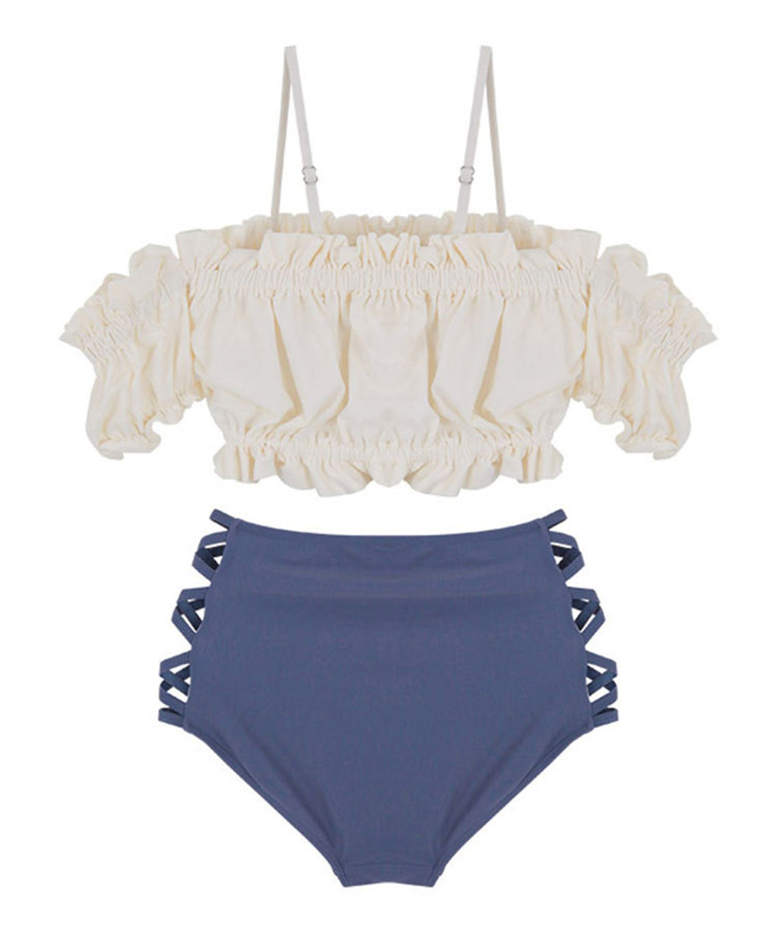 Three-Piece Ruffle Swimwear Set OEM ODM reference 9 - additional view 9