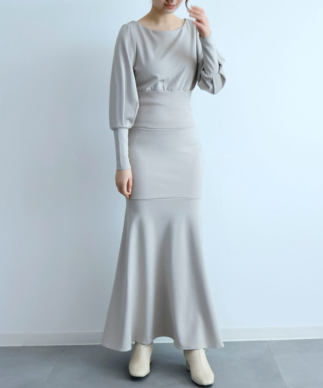 Rib-Waist Mermaid Dress OEM ODM reference 9 - additional view 9