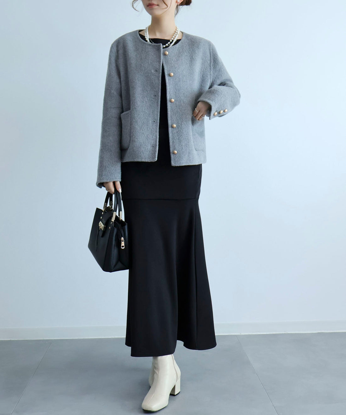 Rib-Waist Mermaid Dress OEM ODM reference 7 - additional view 7