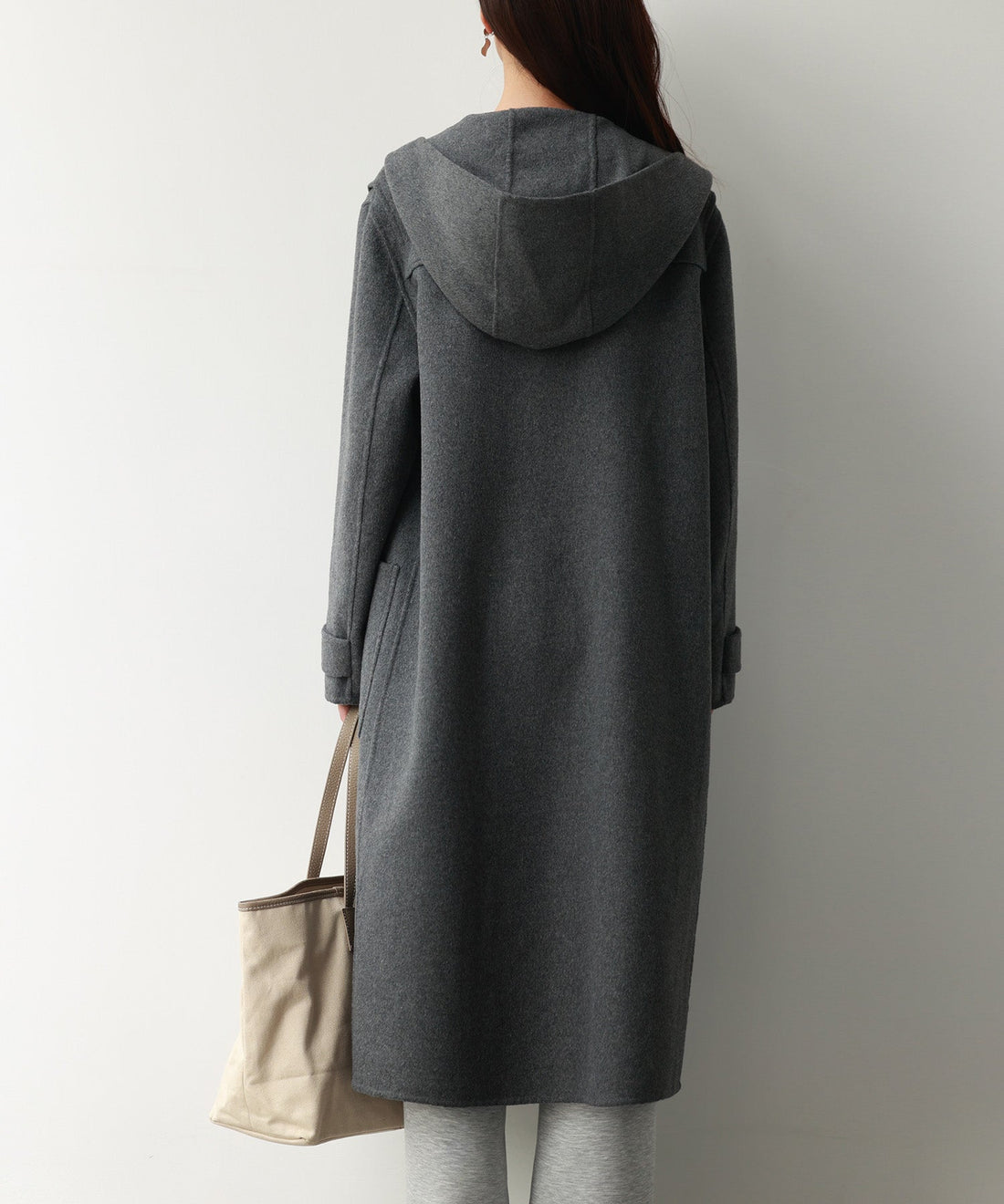 Hooded Long Coat with Toggle Fastenings OEM ODM reference 9 - additional view 9