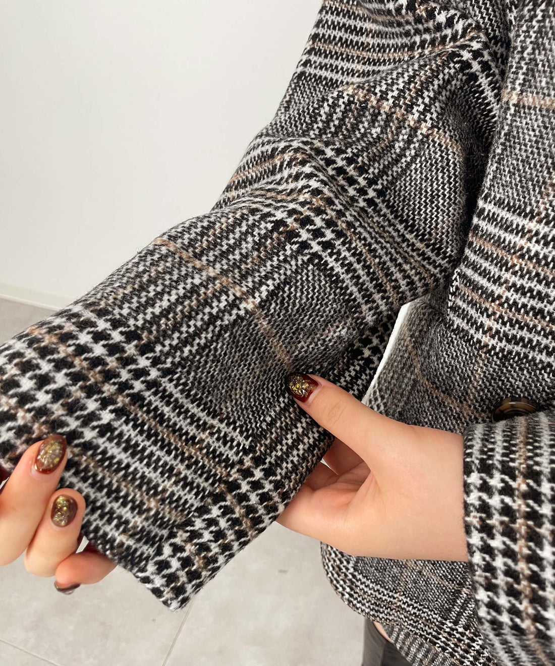 Check-Pattern Mid-Length Jacket OEM ODM reference 11 - additional view 11