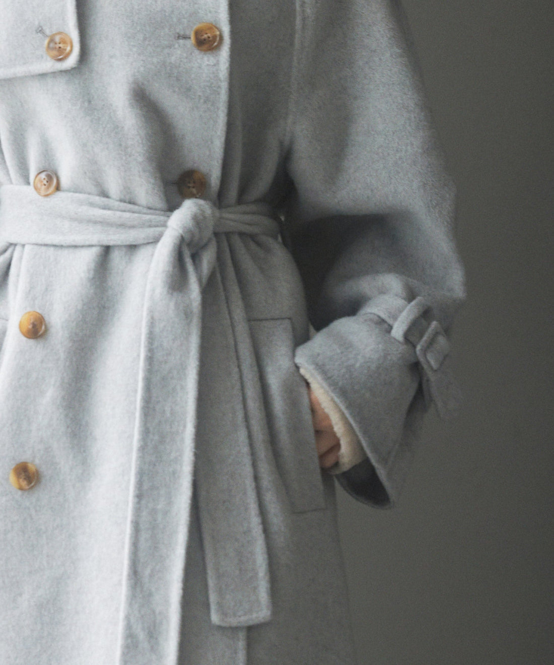 Trench-Inspired Double-Face Long Coat OEM ODM reference 10 - additional view 10