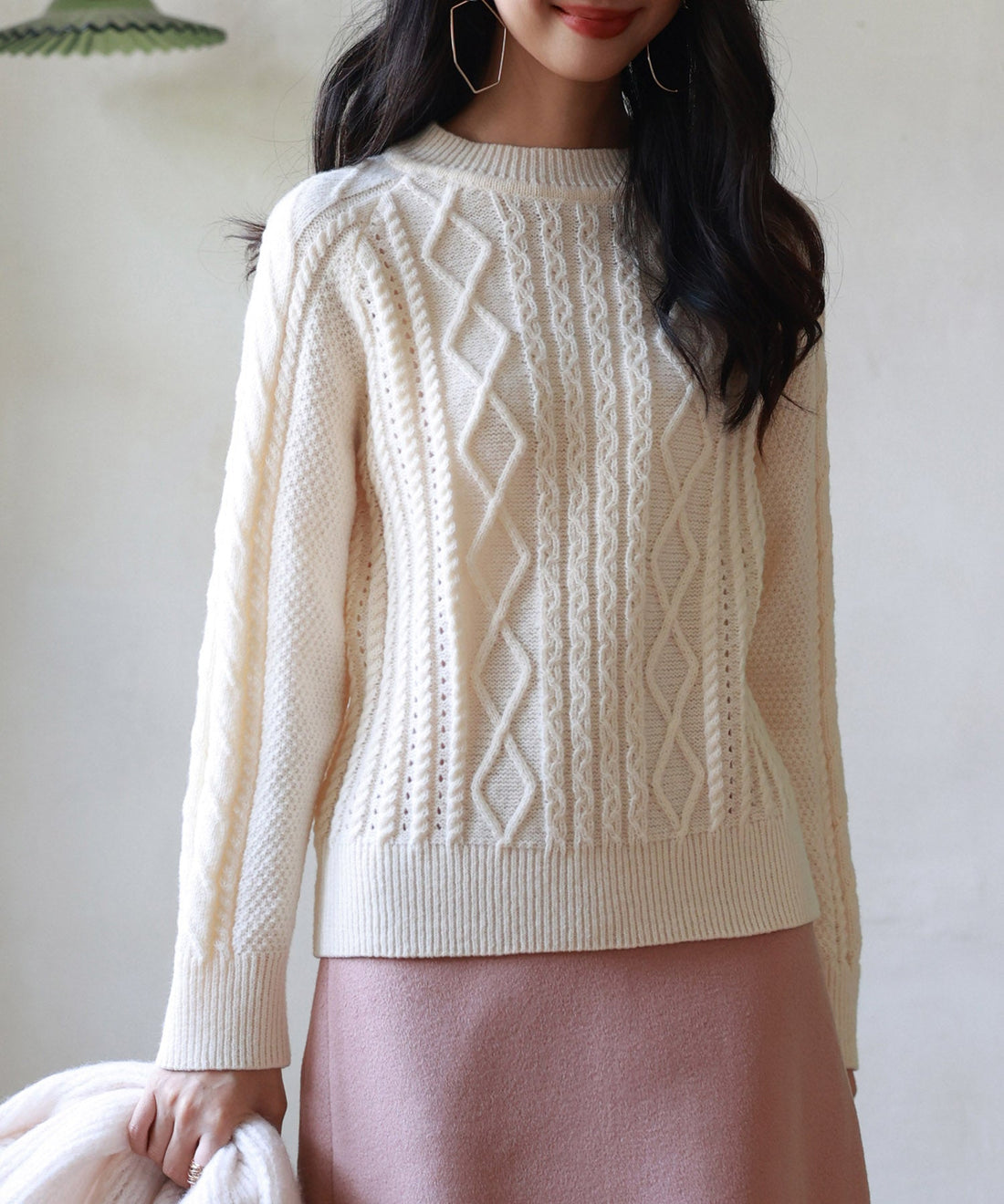 Textured-Knit Raglan-Sleeve Pullover OEM ODM reference 9 - additional view 9