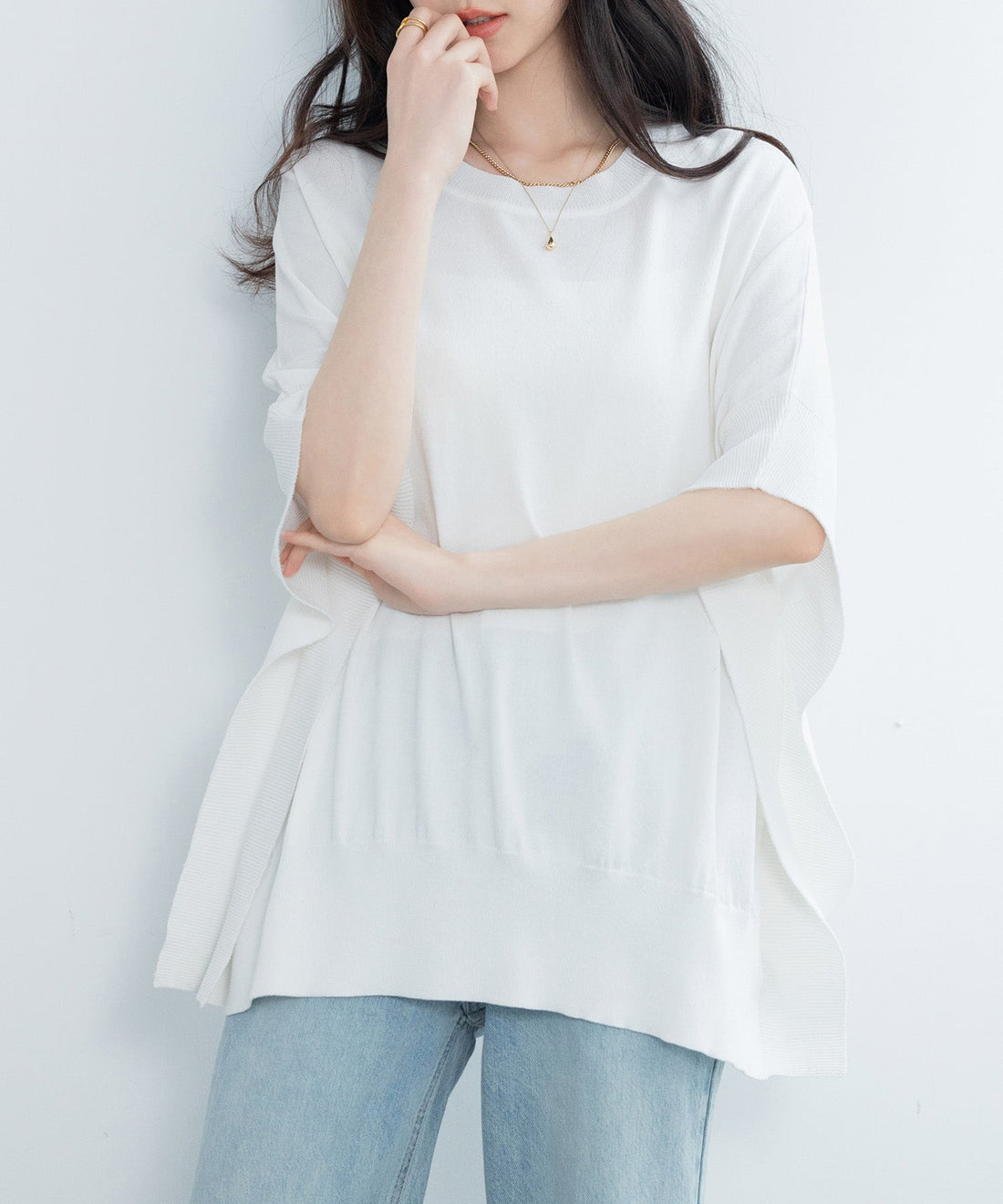 Crew-Neck Knit Pullover OEM ODM reference 12 - additional view 12