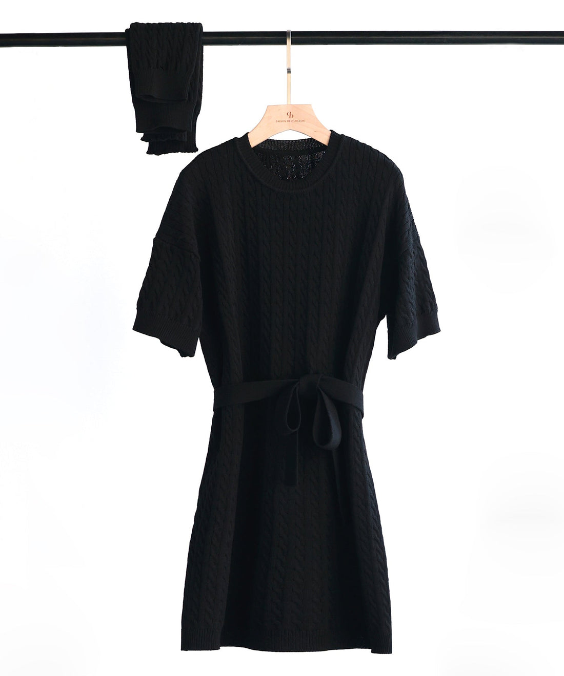 2-Way Knit Mini Dress with Arm Warmers OEM ODM reference 15 - additional view 15