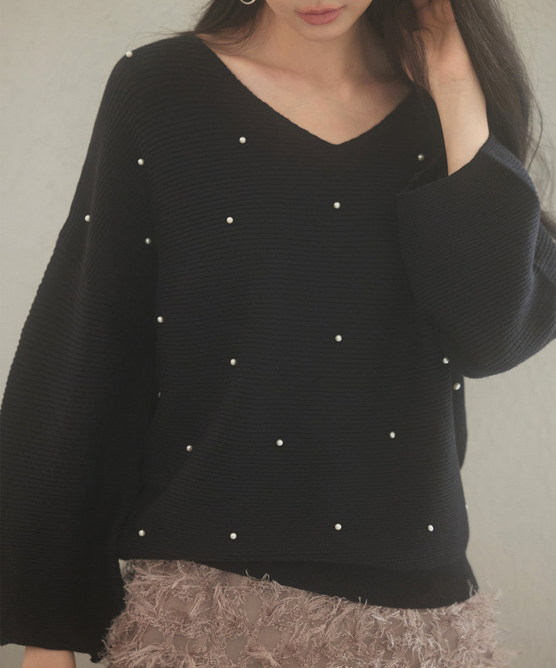 Drop-Shoulder Knit Pullover OEM ODM reference 10 - additional view 10