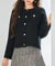 Drop-Shoulder Knit Cardigan