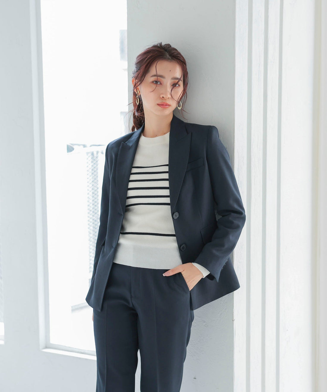 Tailored Blazer & Trouser Suit Set OEM ODM reference 12 - additional view 12