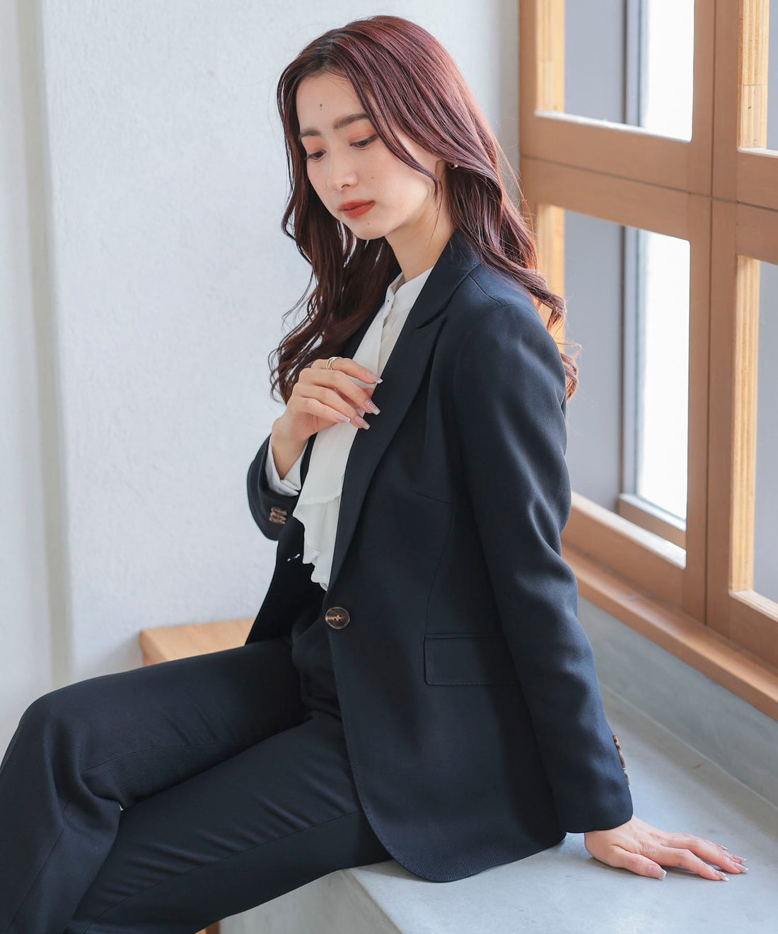 Women’s Two-Piece Blazer & Trouser Suit OEM ODM reference 13 - additional view 13