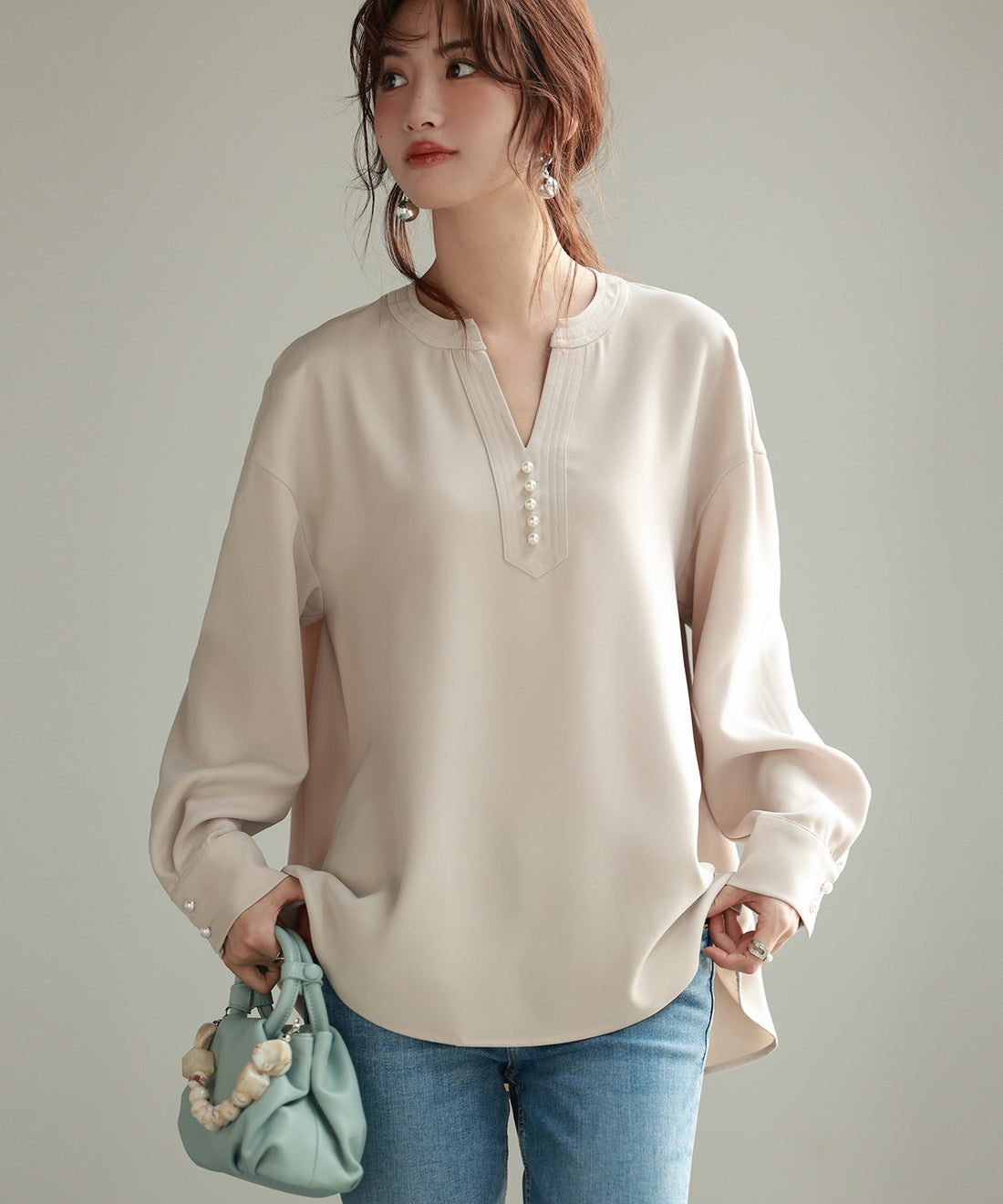 Custom Women's Blouse SDP0046-35 OEM ODM reference 12 - additional view 12