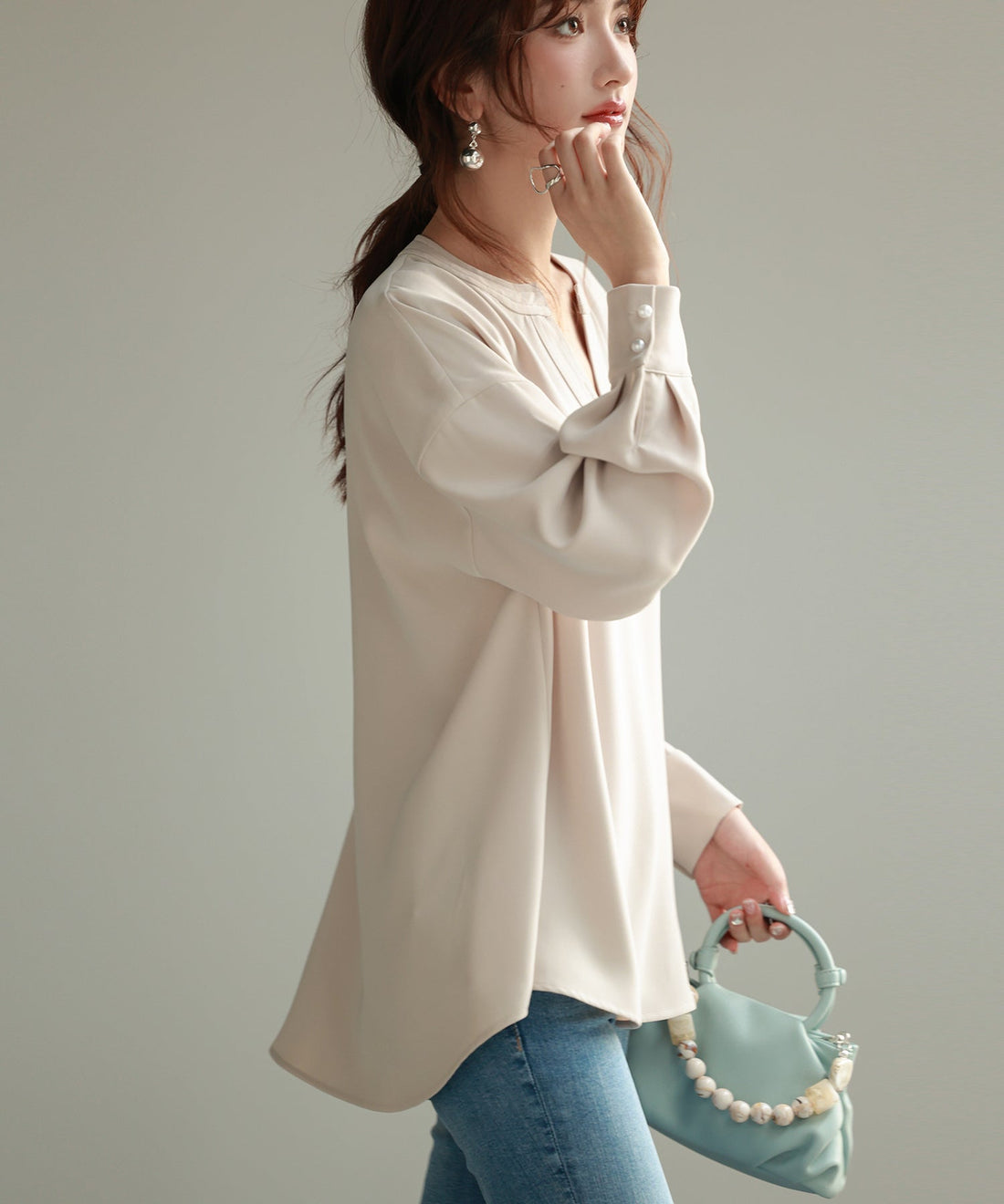 Custom Women's Blouse SDP0046-35 OEM ODM reference 14 - additional view 14