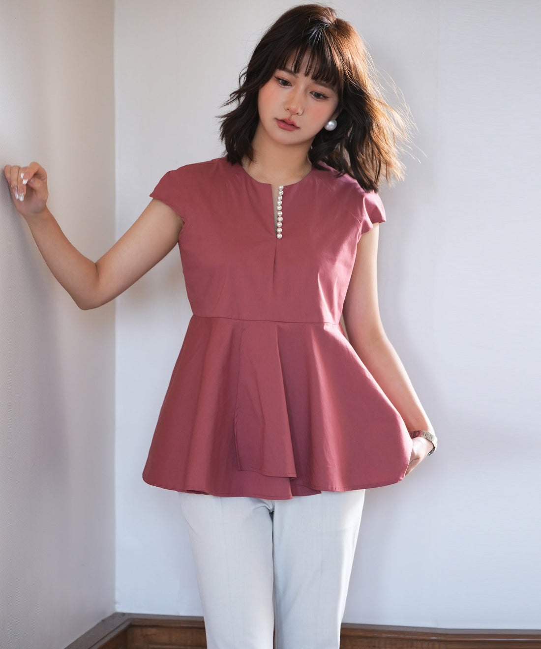 Custom Women's Blouse SDP0076-337 OEM ODM reference 8 - additional view 8