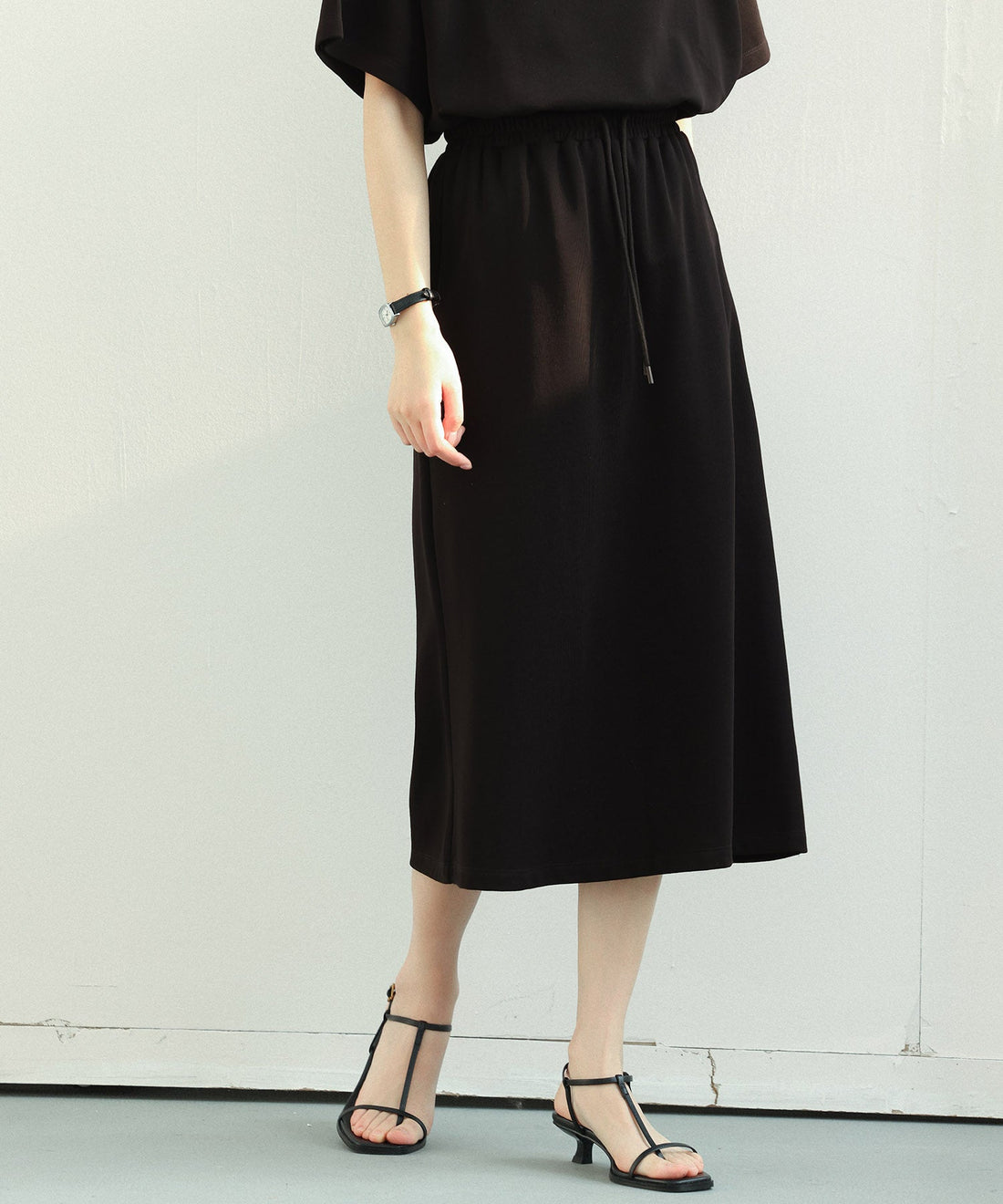 Elastic-Waist Midi Sweatshirt Skirt OEM ODM reference 10 - additional view 10