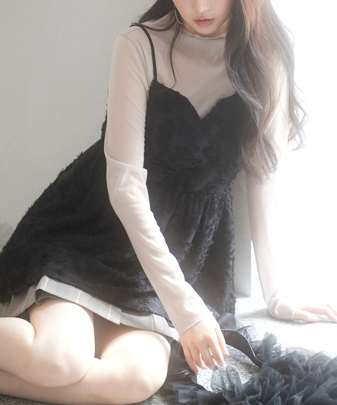 Floral Jacquard Camisole Top OEM ODM reference 9 - additional view 9
