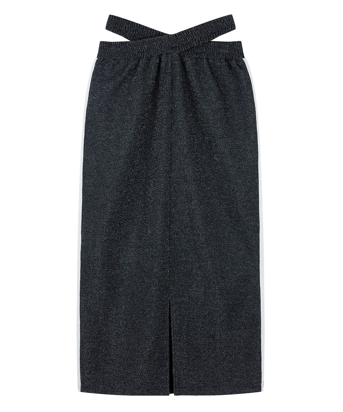Metallic Cross-Waist Midi Skirt OEM ODM reference 12 - additional view 12