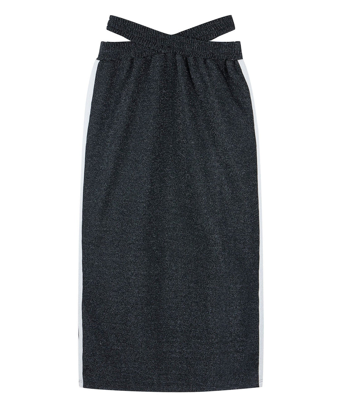 Metallic Cross-Waist Midi Skirt OEM ODM reference 11 - additional view 11