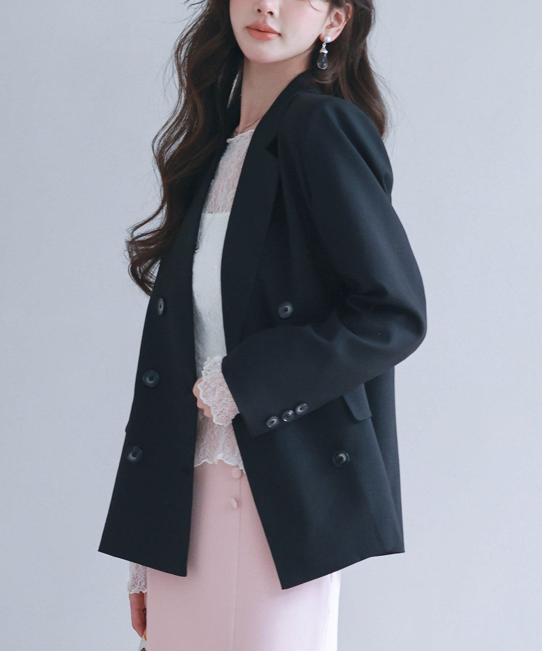 Double-Breasted Tailored Blazer OEM ODM reference 11 - additional view 11