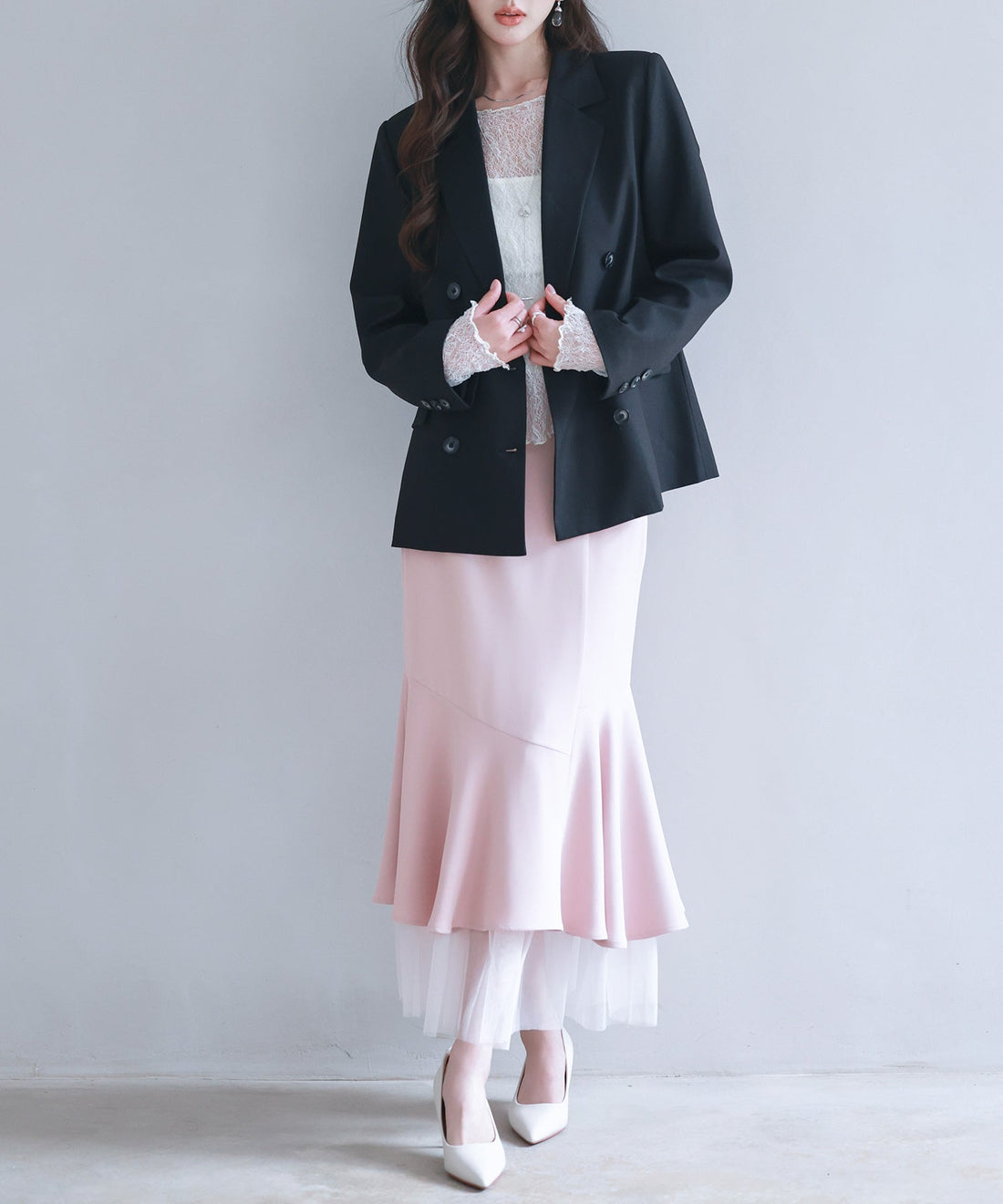 Double-Breasted Tailored Blazer OEM ODM reference 13 - additional view 13
