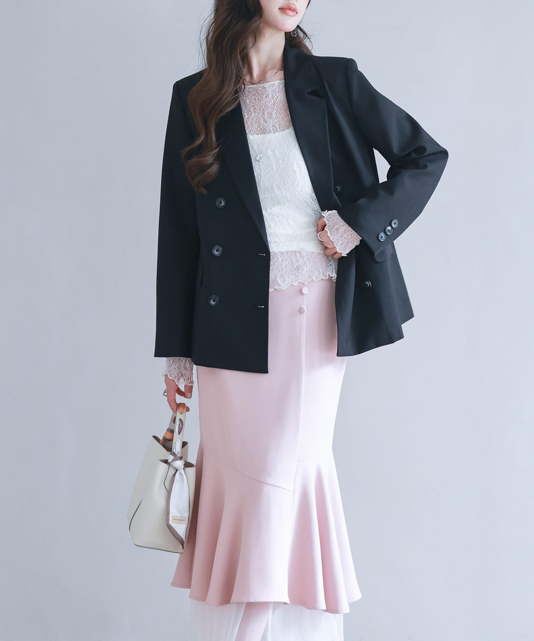 Double-Breasted Tailored Blazer OEM ODM reference 14 - additional view 14