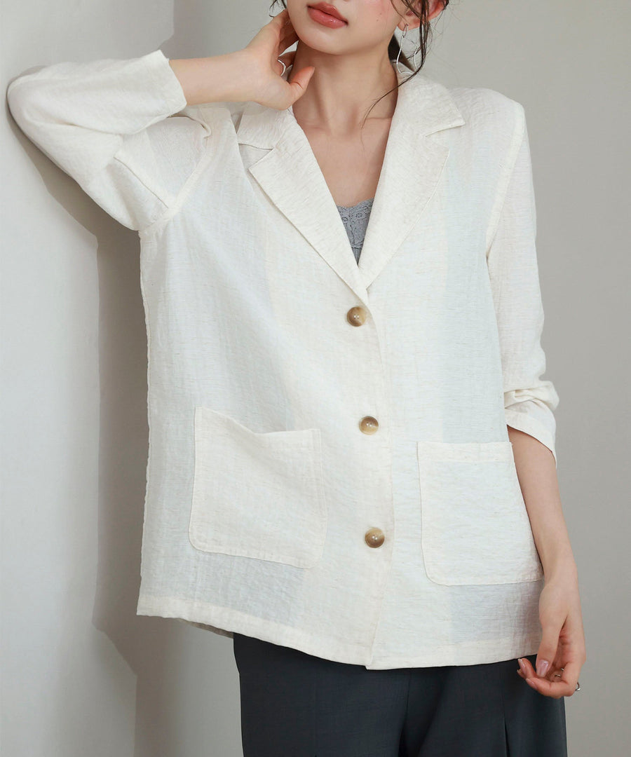 Front-Pocket Tailored Blazer OEM ODM reference 1