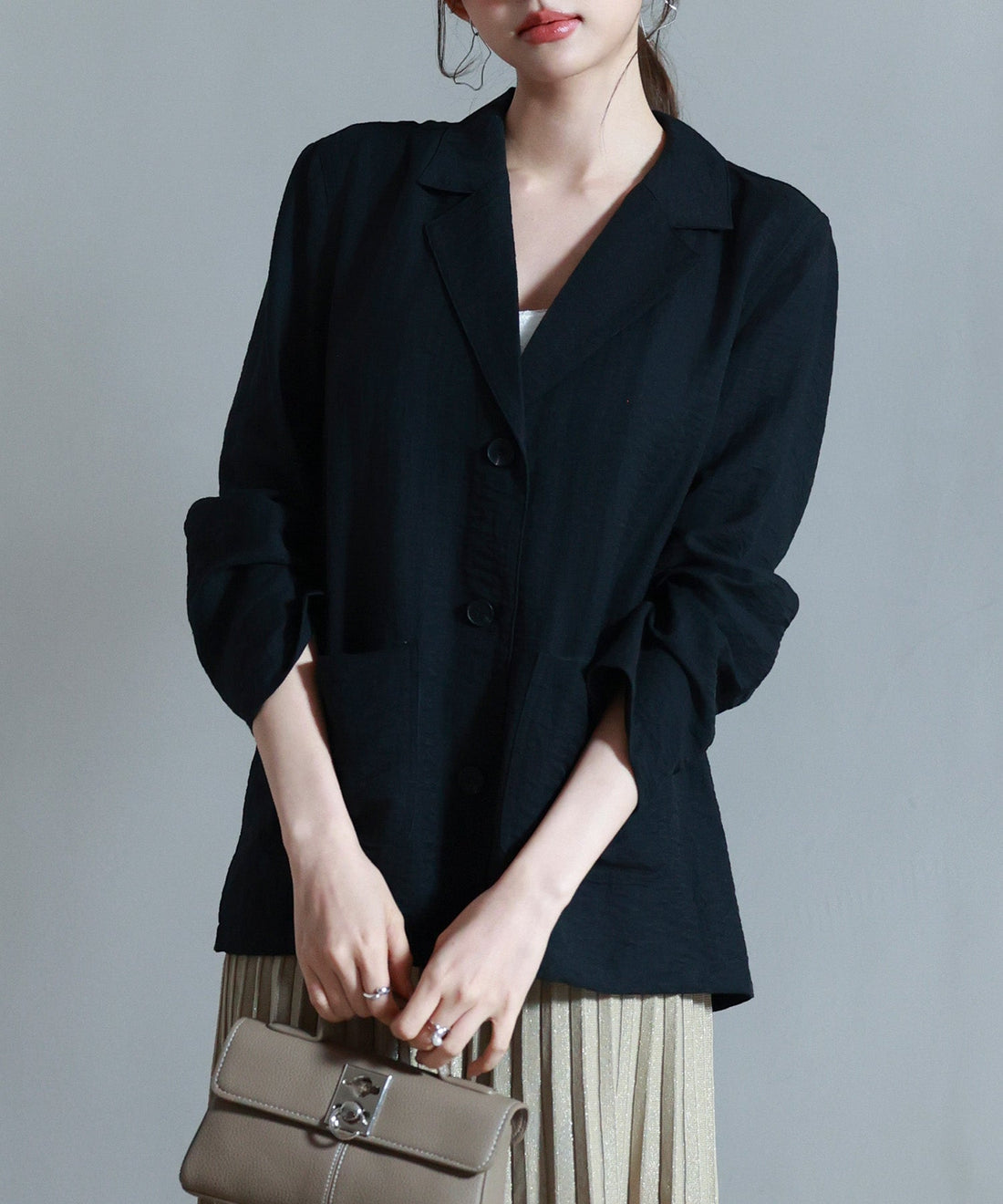 Front-Pocket Tailored Blazer OEM ODM reference 14 - additional view 14
