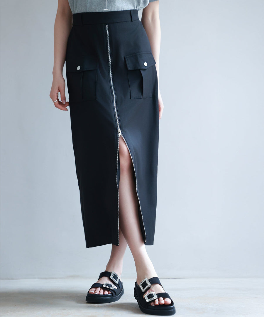 High-Waist Long Fitted Skirt OEM ODM reference 1