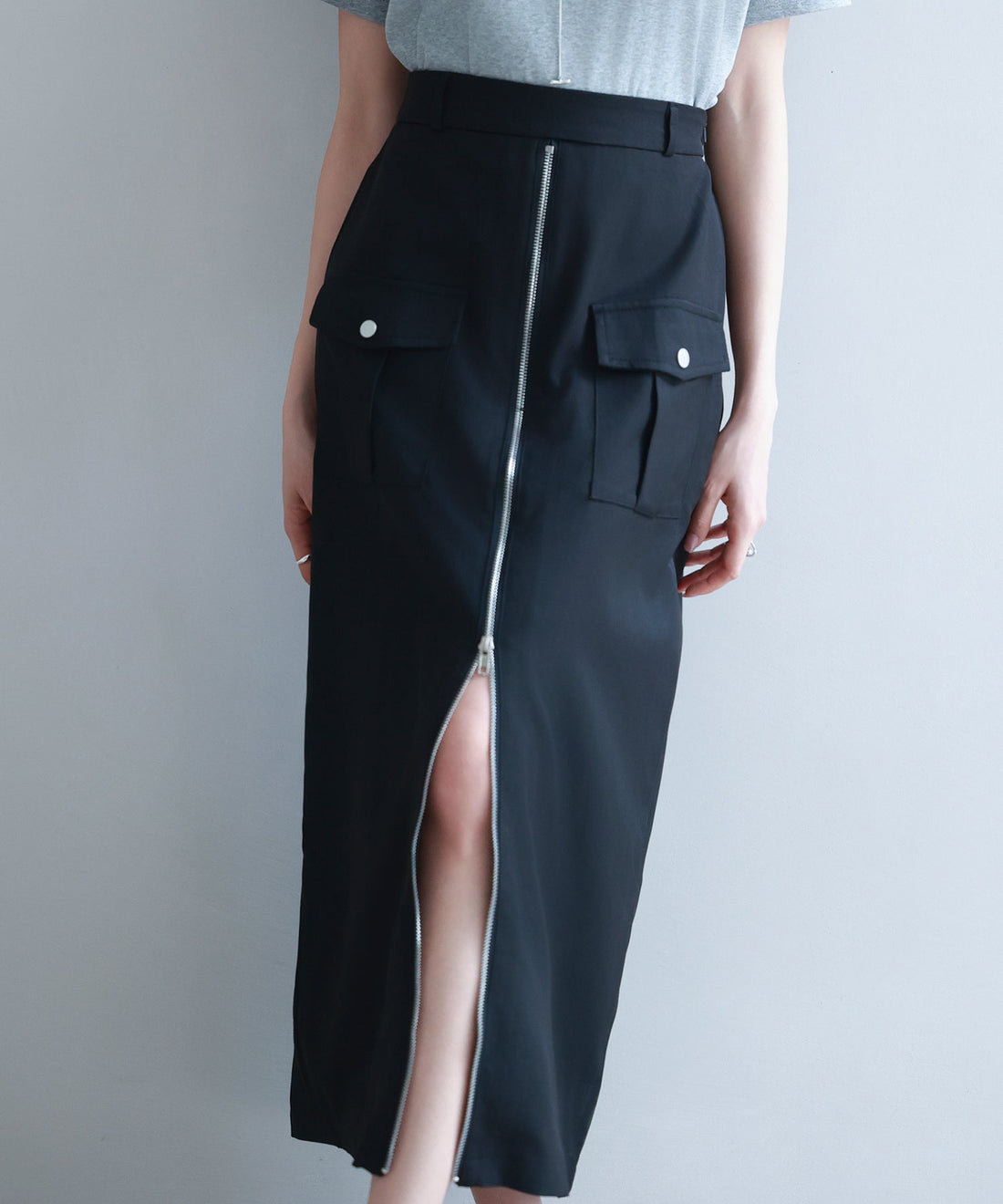 High-Waist Long Fitted Skirt OEM ODM reference 8 - additional view 8