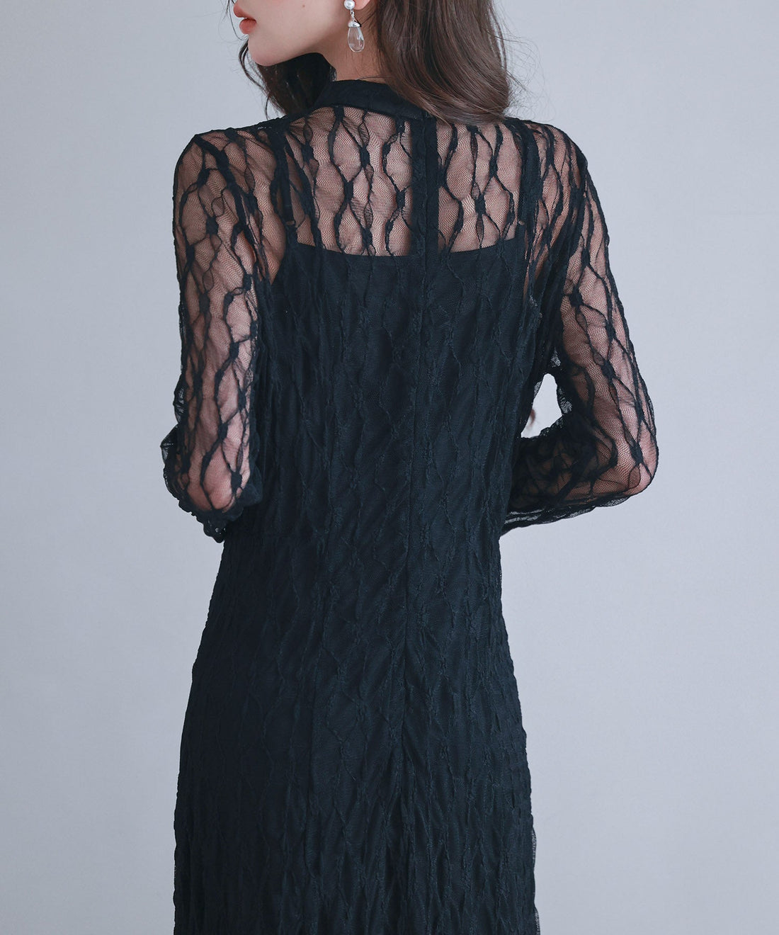 Full-Lace Top & Camisole Dress Set OEM ODM reference 8 - additional view 8