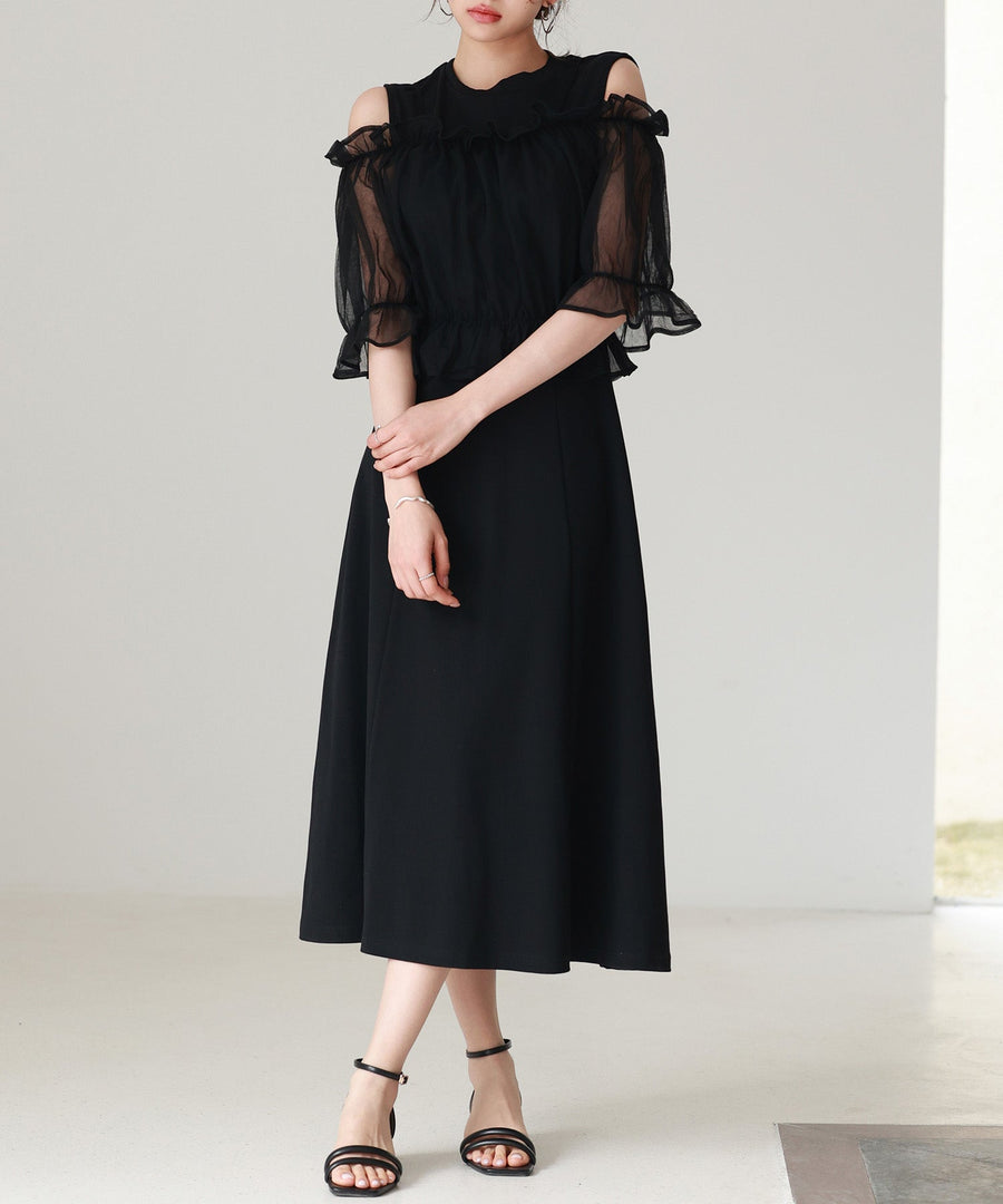 Tulle Bustier & Jersey Dress Set OEM ODM reference 1