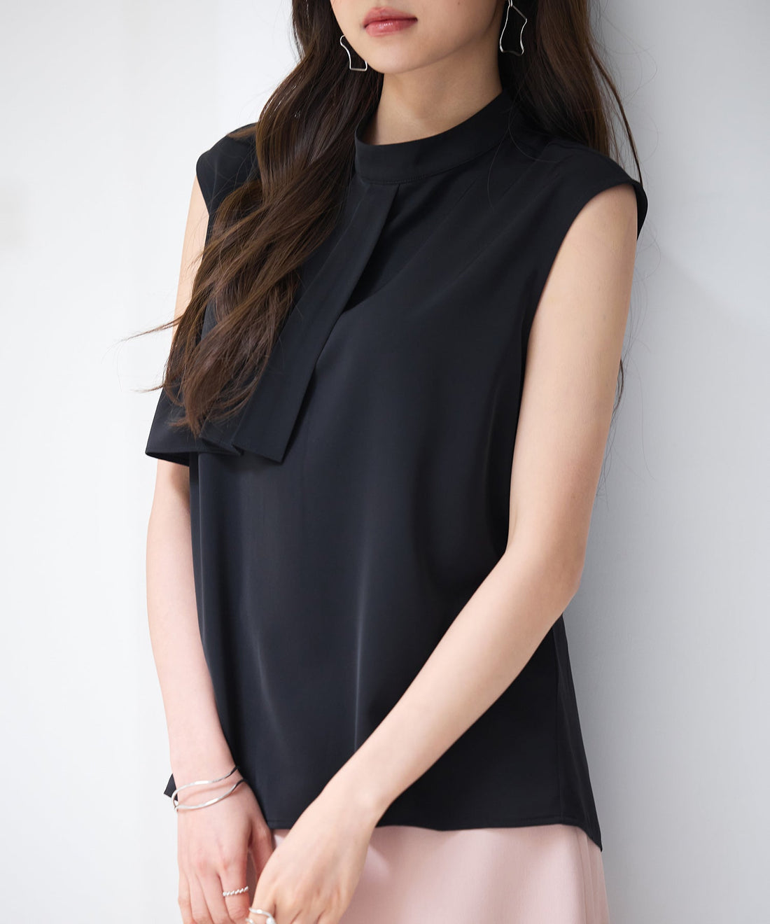 Asymmetric Bow-Tie Blouse OEM ODM reference 13 - additional view 13